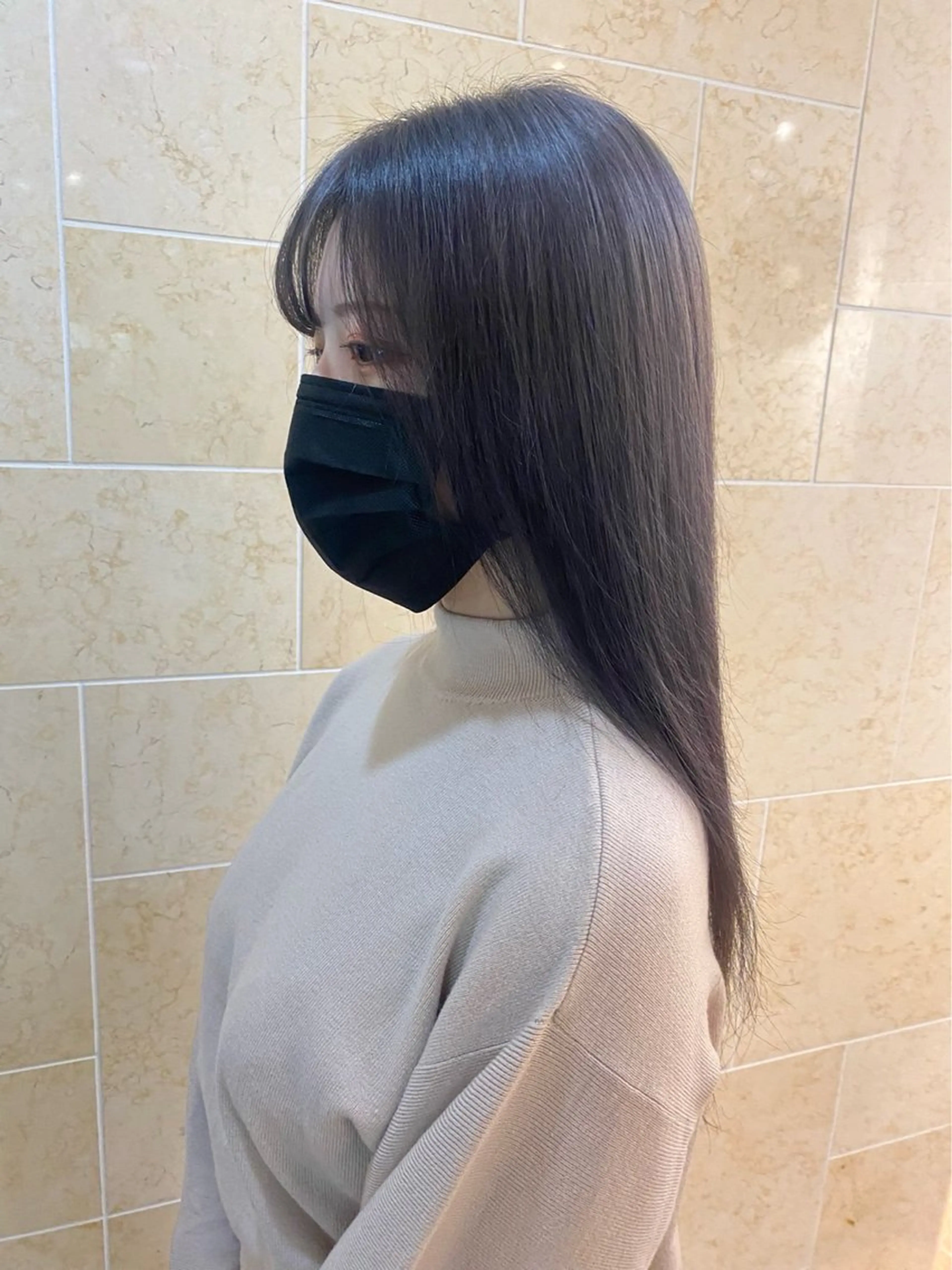 カラー 会社で浮かない ビジネスヘア/心斎橋のヘアスタイル