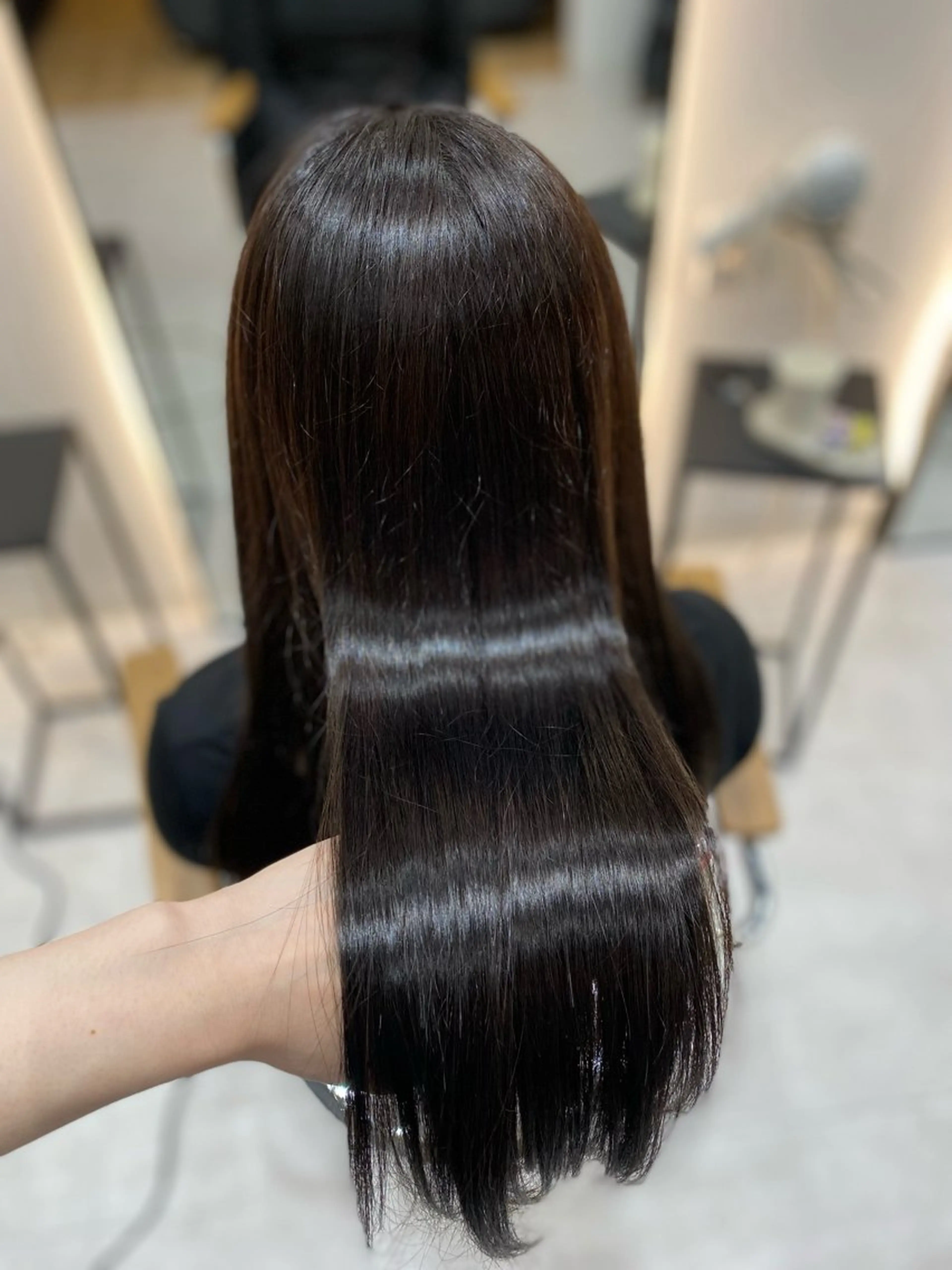 ロング カラー 髪質改善 トリートメント ヘアカラー トリートメント 艶髪・透明感カラー・ 韓国ヘア・Yuriのヘアスタイル