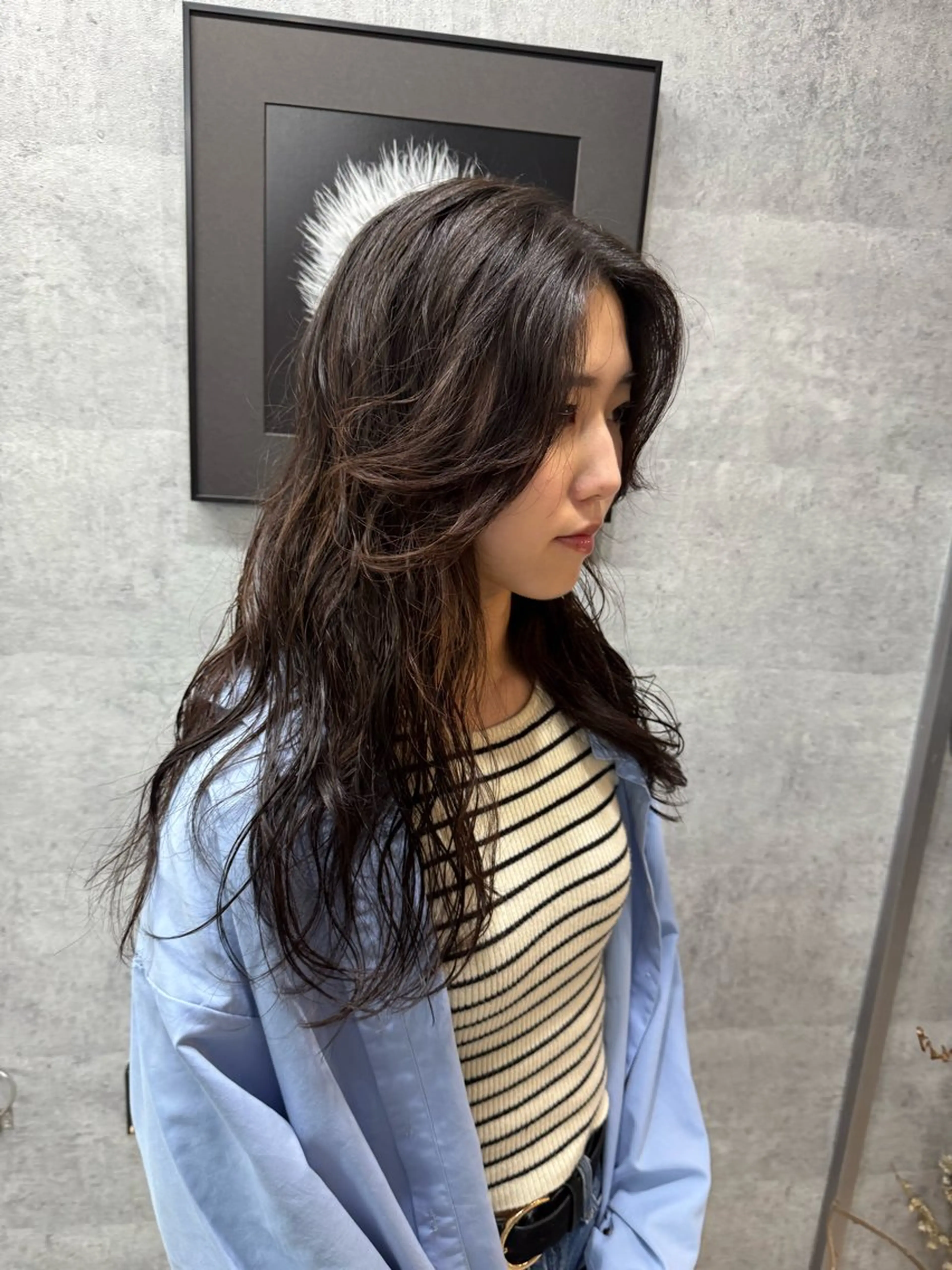 ロング パーマ あなたのお悩み改善" You"💚❤️💛のヘアスタイル