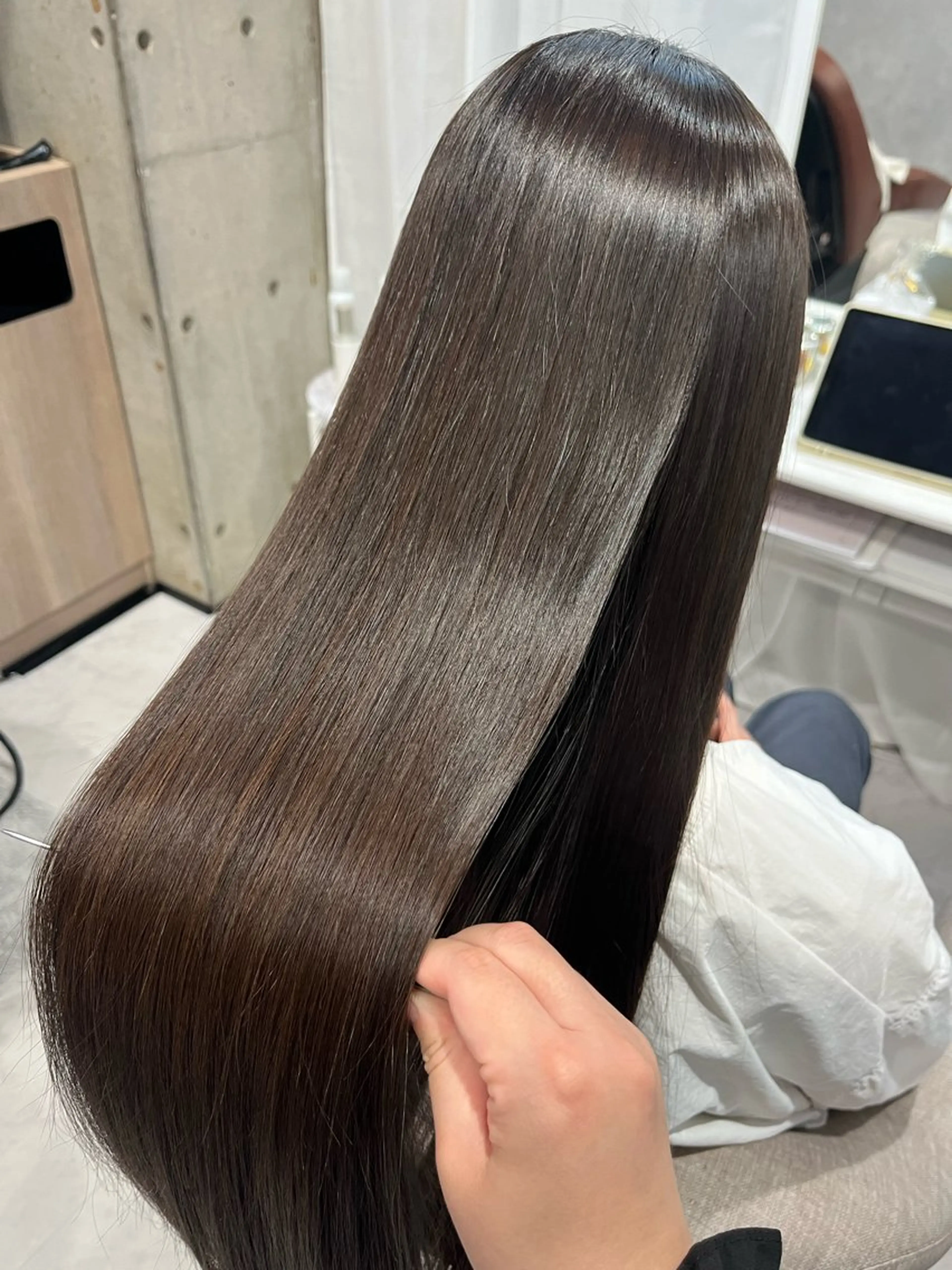 【fee体験】縮毛矯正＋カット＋髪質改善トリートメント＋マーブの写真