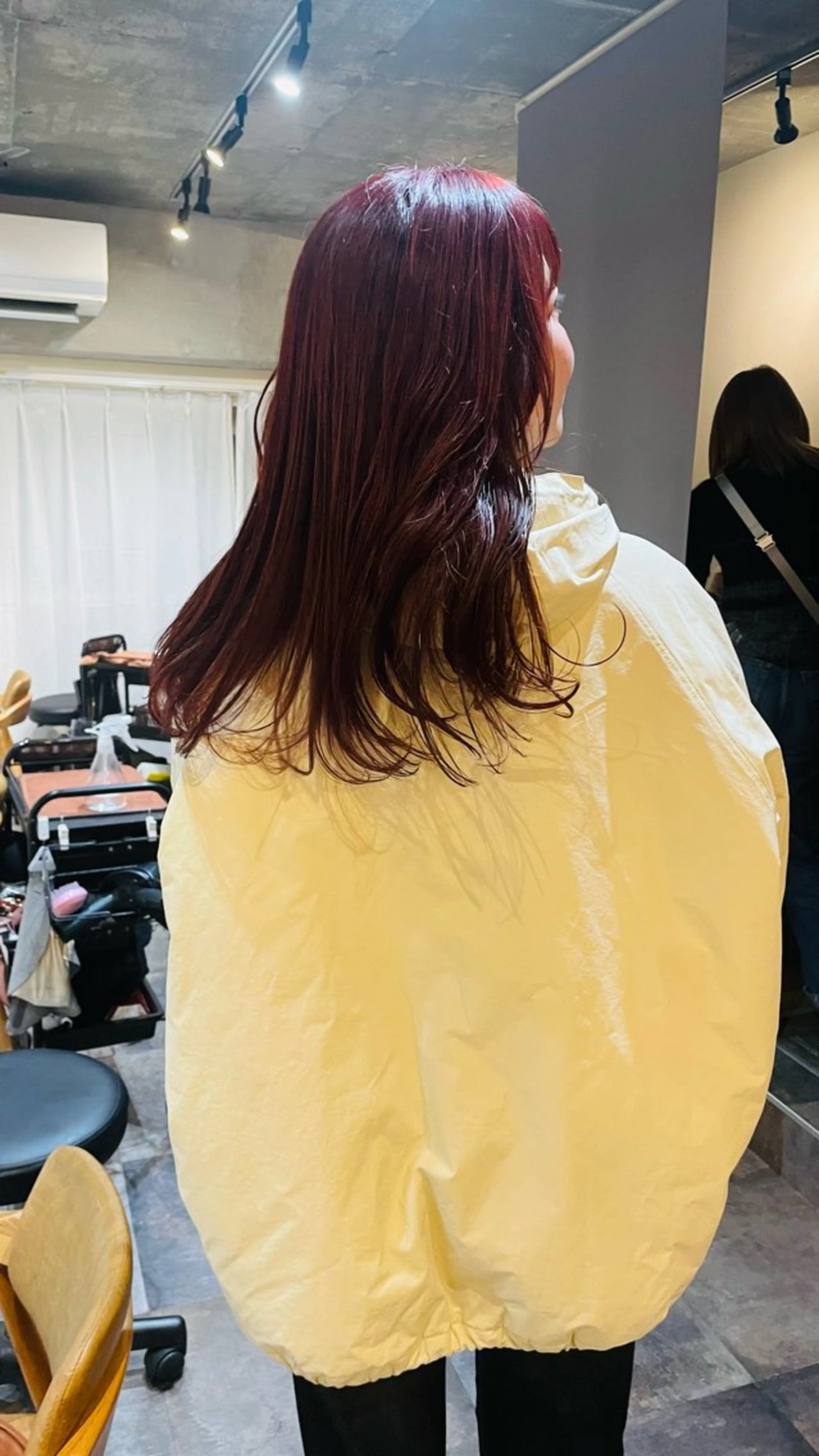 セミロング カラー レッドカラー カット ヘアカラー トリートメント 鎌田卓也/髪質改善 /透明感カラーのヘアスタイル