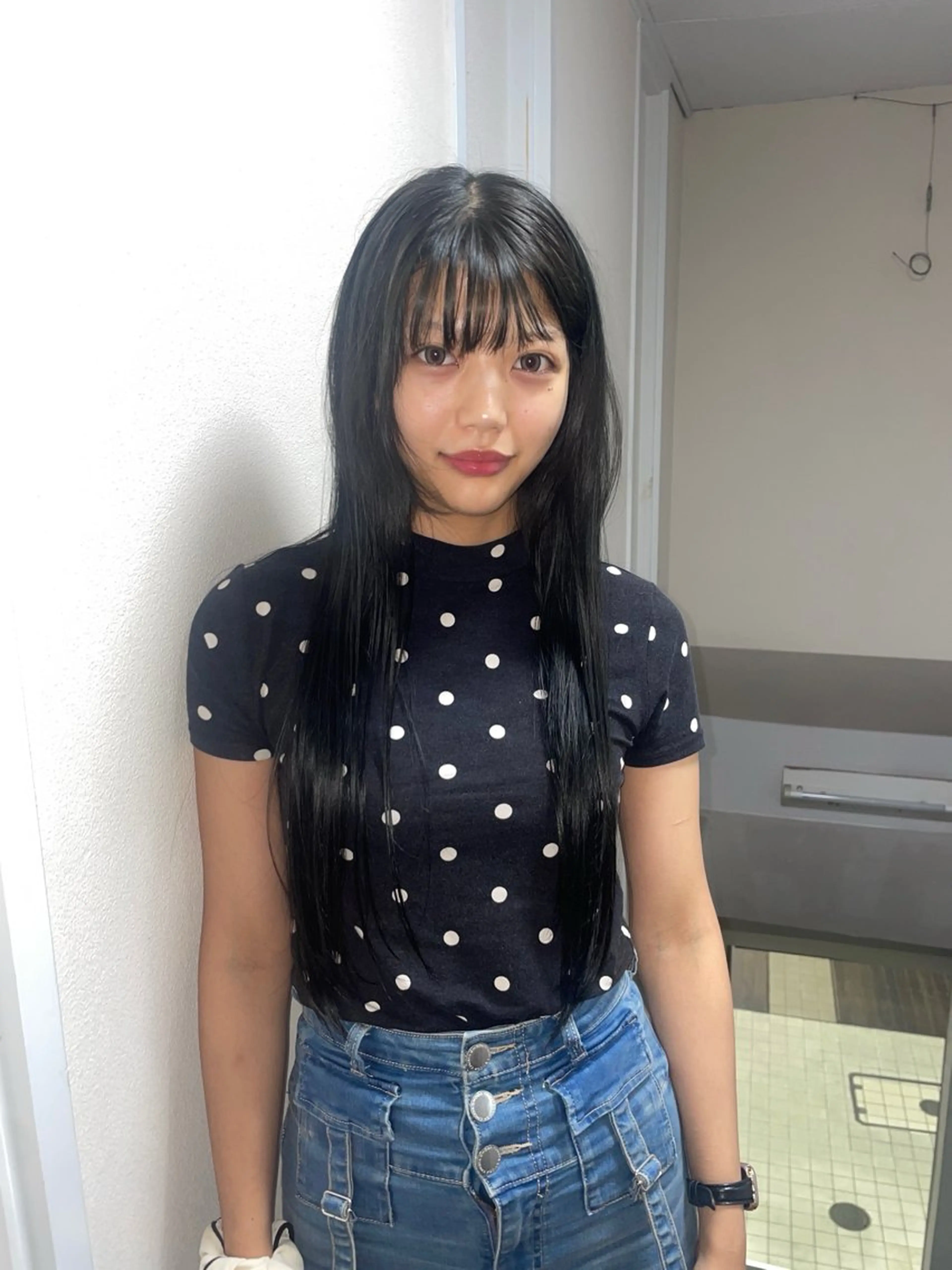 ロング ヘアカラー 大谷 羽音のヘアスタイル