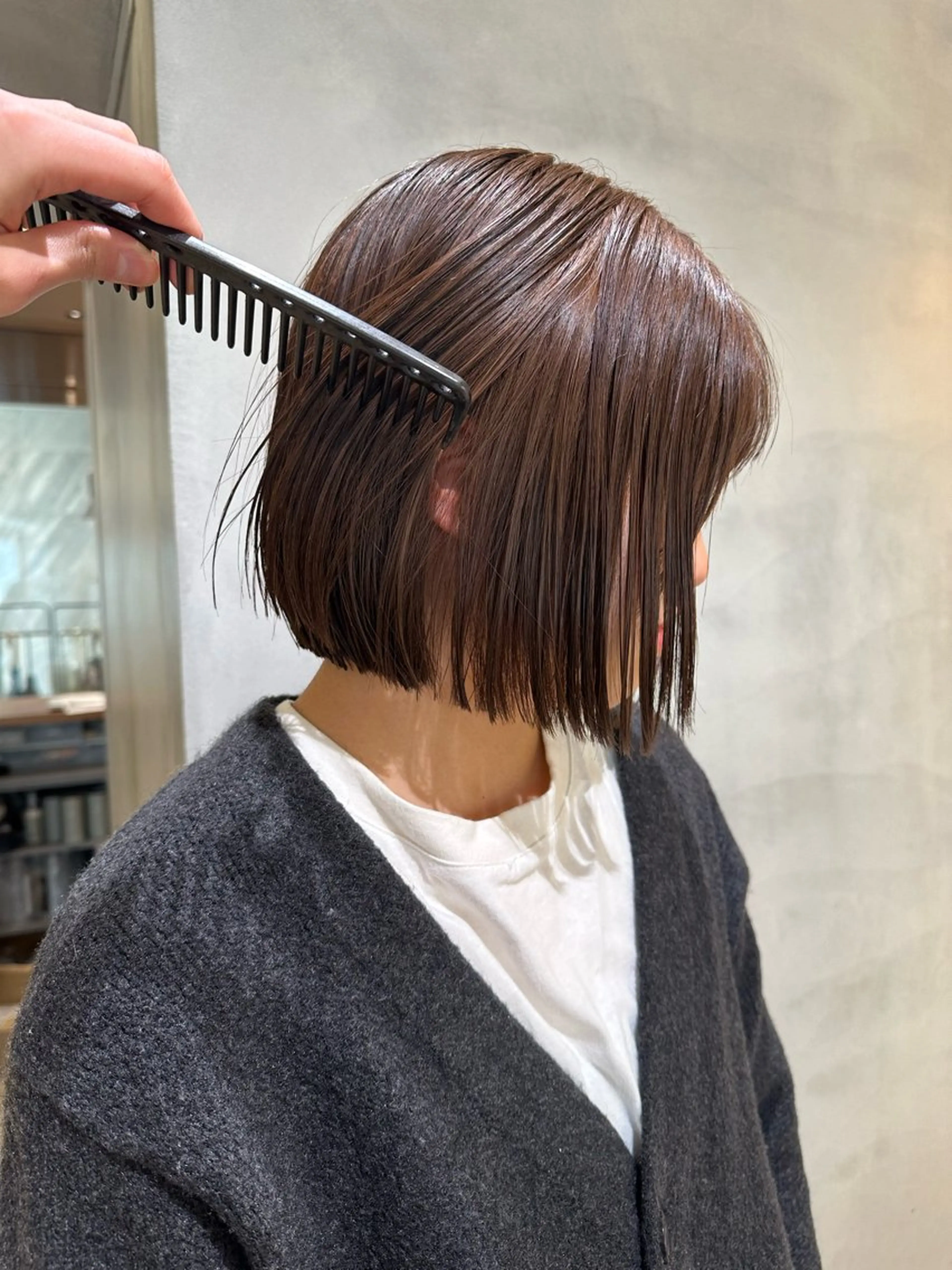 ショート 縮毛矯正 R'eel所属・ボブ／髪質改善 ／銀座のヘアスタイル