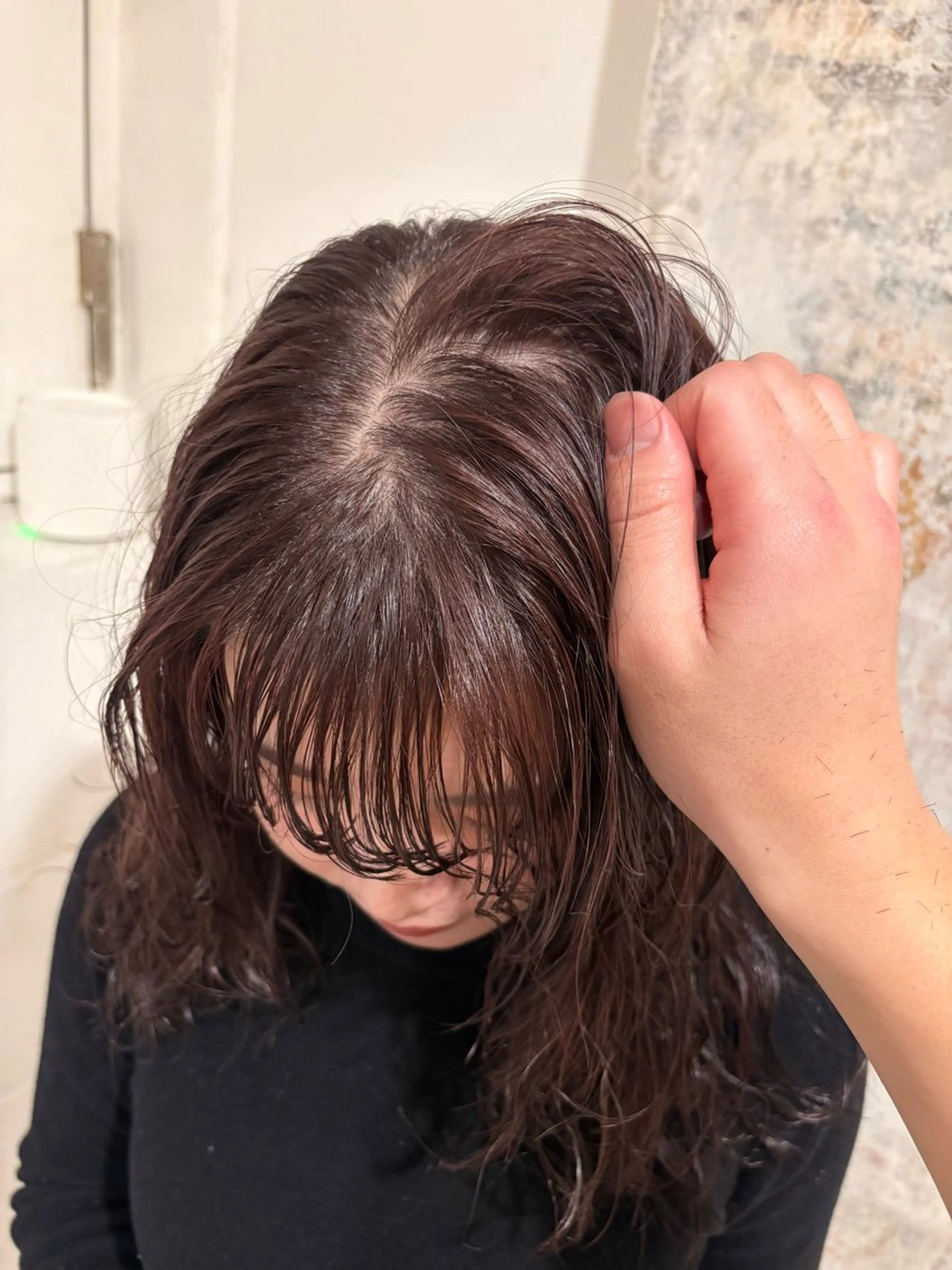 ロング パーマ ボブ ウルフカット スパイラルパーマ カット ヘアカラー パーマ 【お洒落パーマ】 Elme　肥塚康汰郎のヘアスタイル