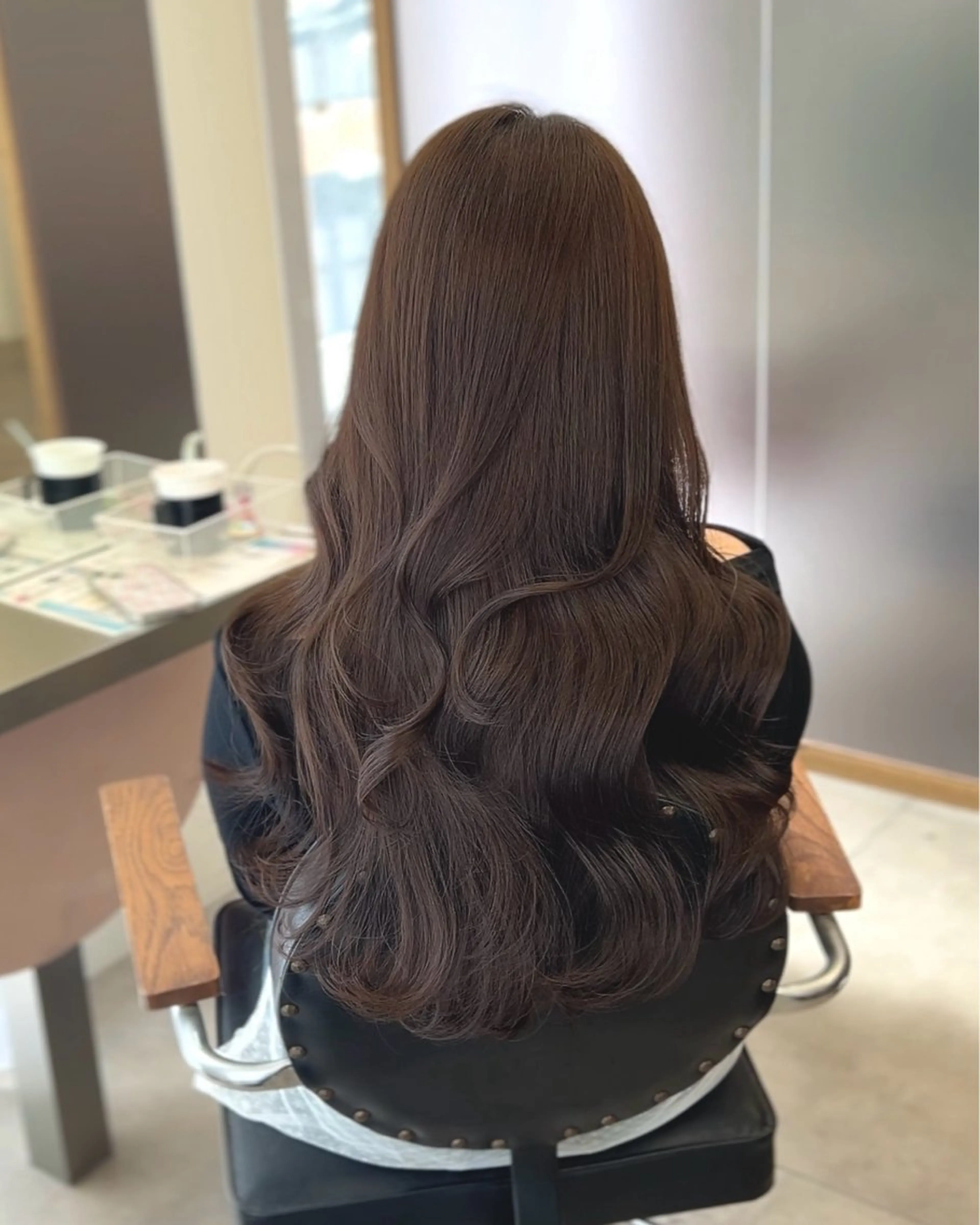 ロング カラー ブラウンカラー モカブラウン カット ヘアカラー 佐々木 楽人のヘアスタイル