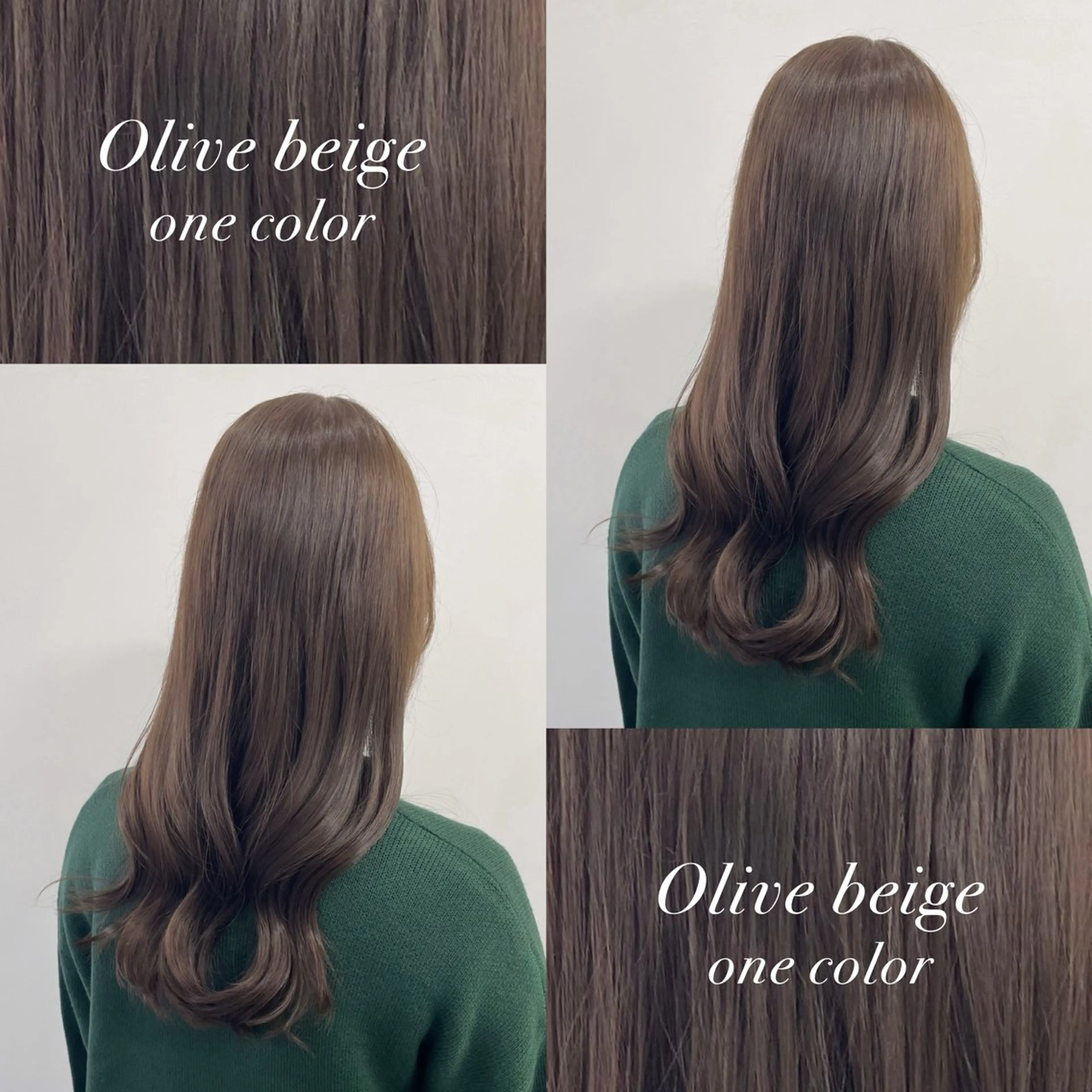 セミロング カラー ヘアカラー ヘッドスパ ルプラボウ/ 聖花/透明感カラーのヘアスタイル