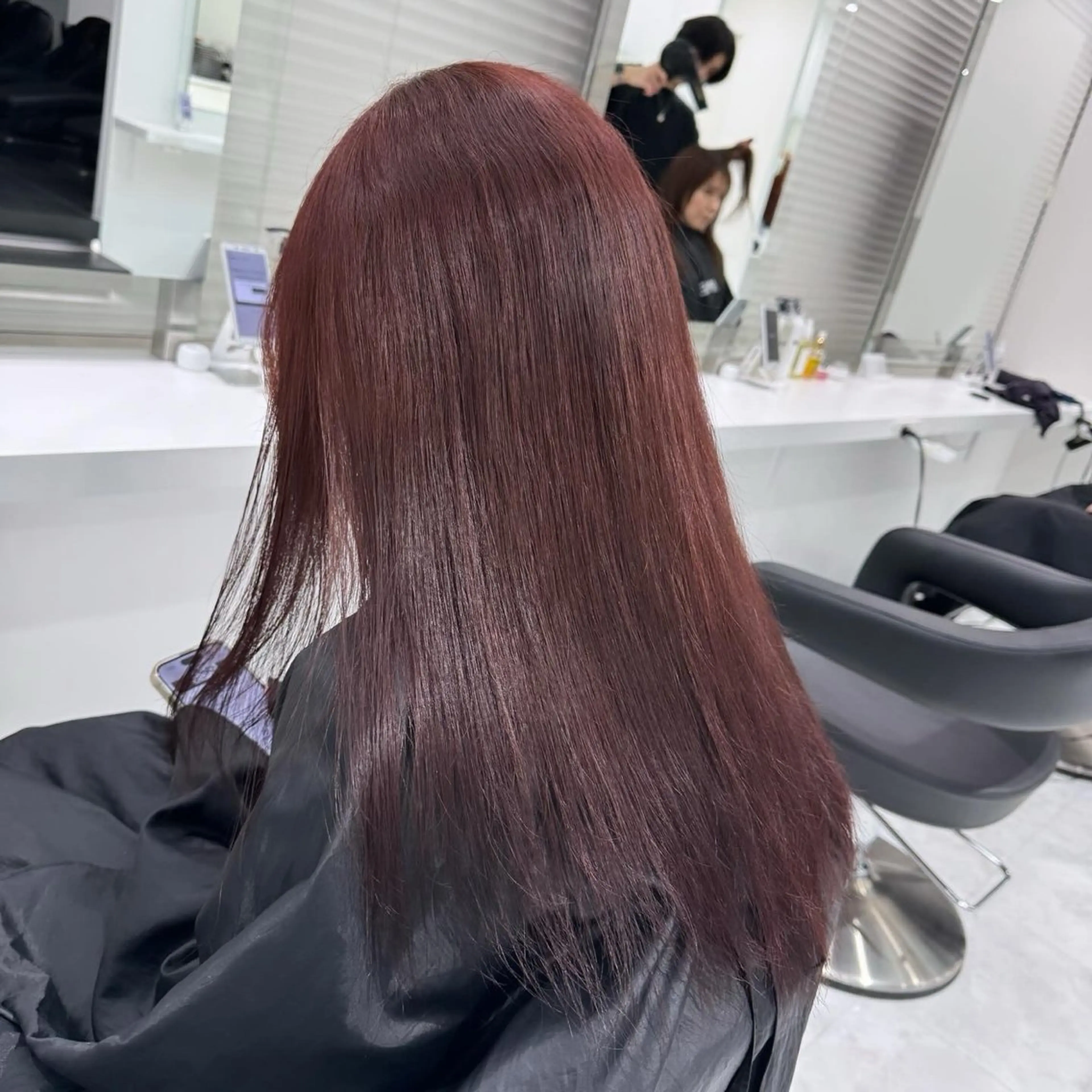 セミロング カラー ブリーチ ケアブリーチ ダブルカラー インナーカラー 髪質改善 💎透明感カラー /kaito💎のヘアスタイル