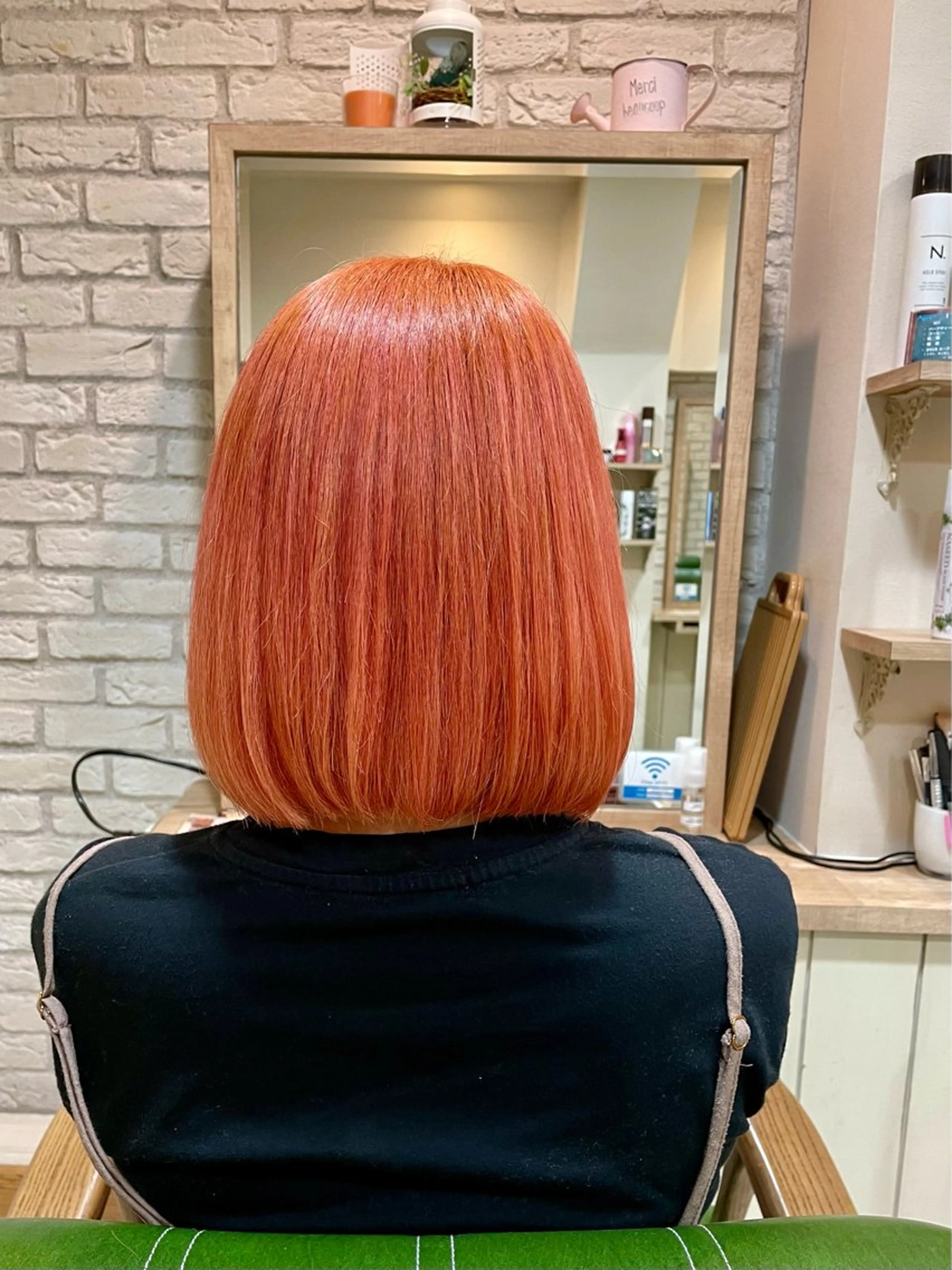 ミディアム カラー ブリーチ 清水 有実子のヘアスタイル