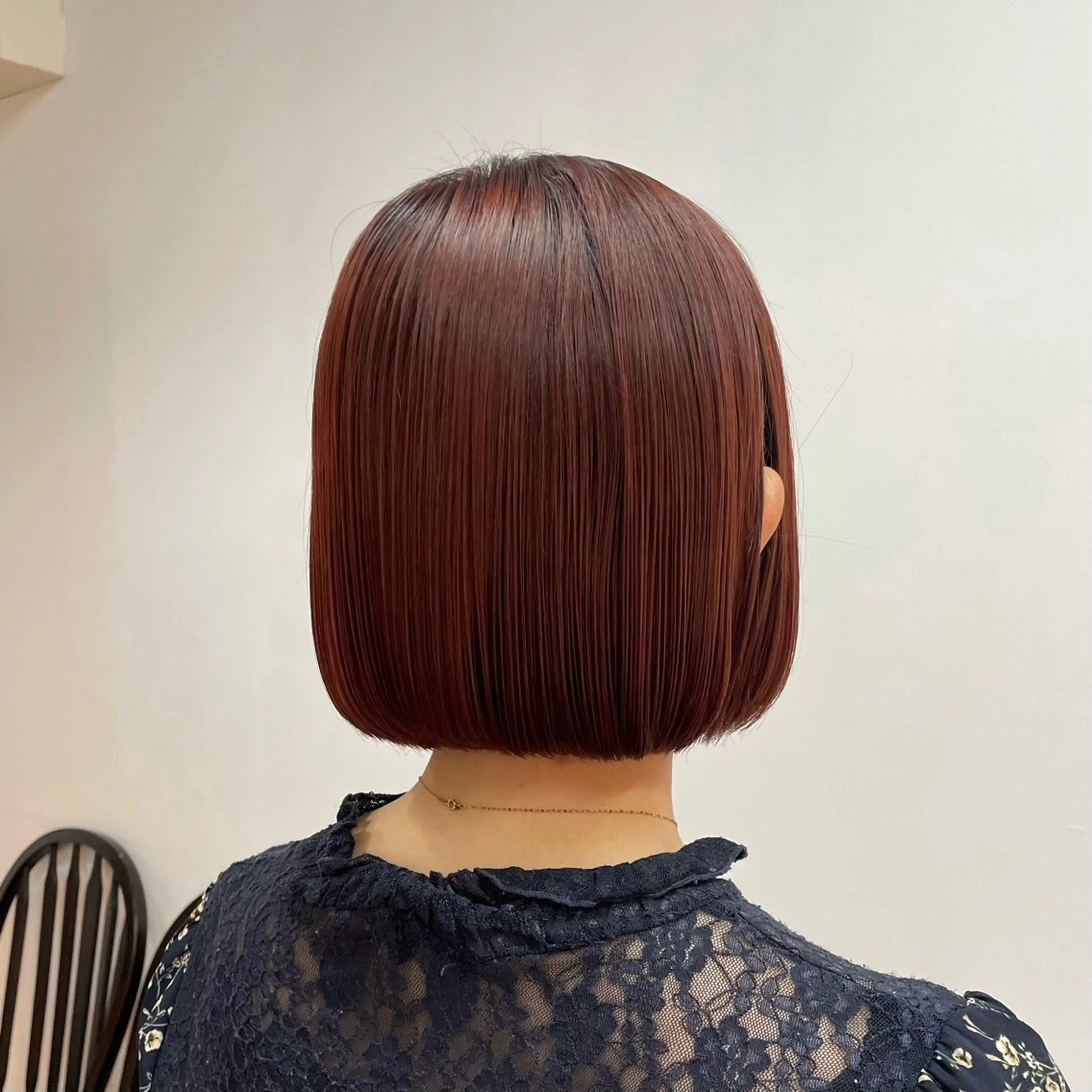 ミディアム カット ヘアカラー トリートメント R i k o🫧 艶髪のヘアスタイル