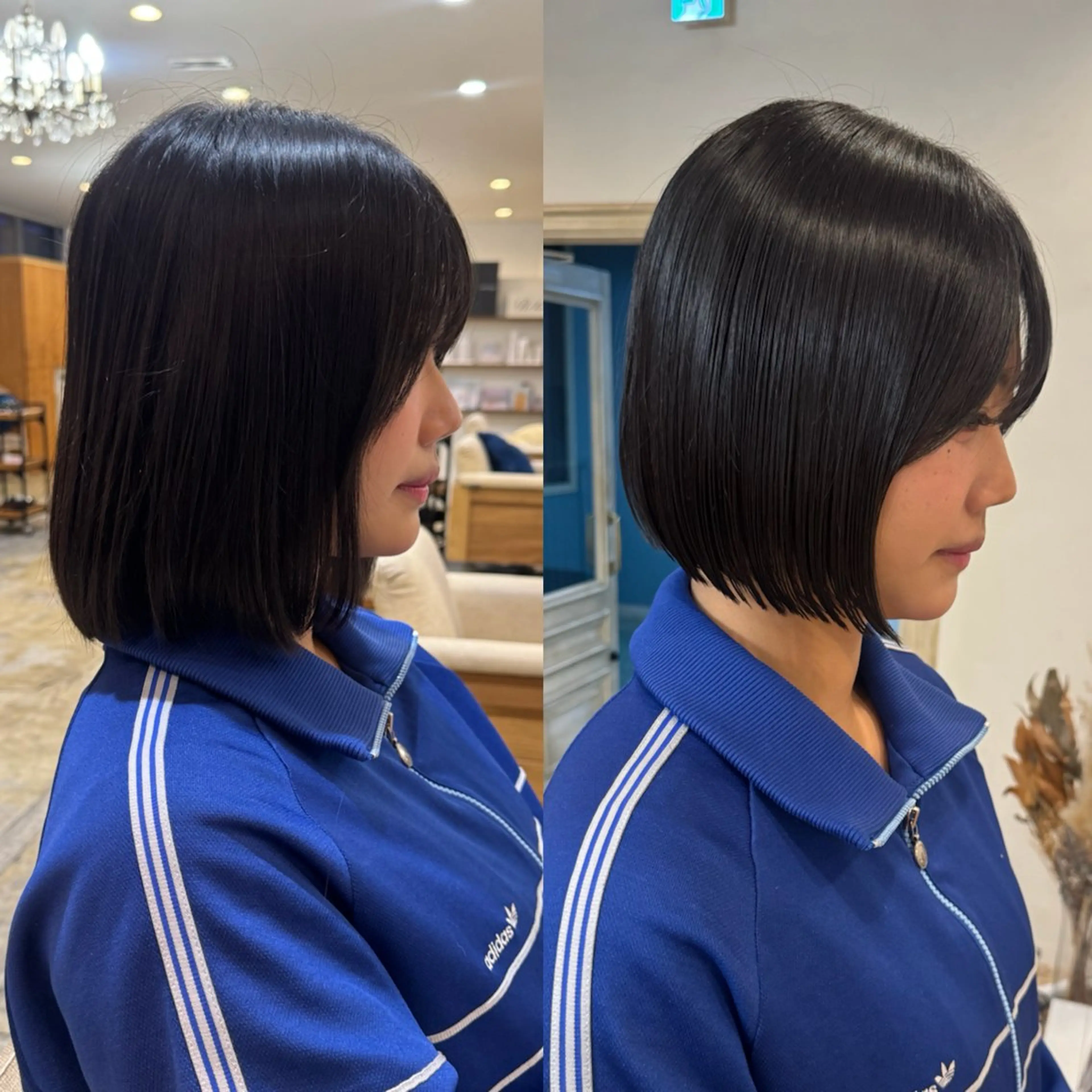 【✂️広がり・うねり対策✂️】収まり重視ボブ＆コーティングトリートメント￥1500の写真