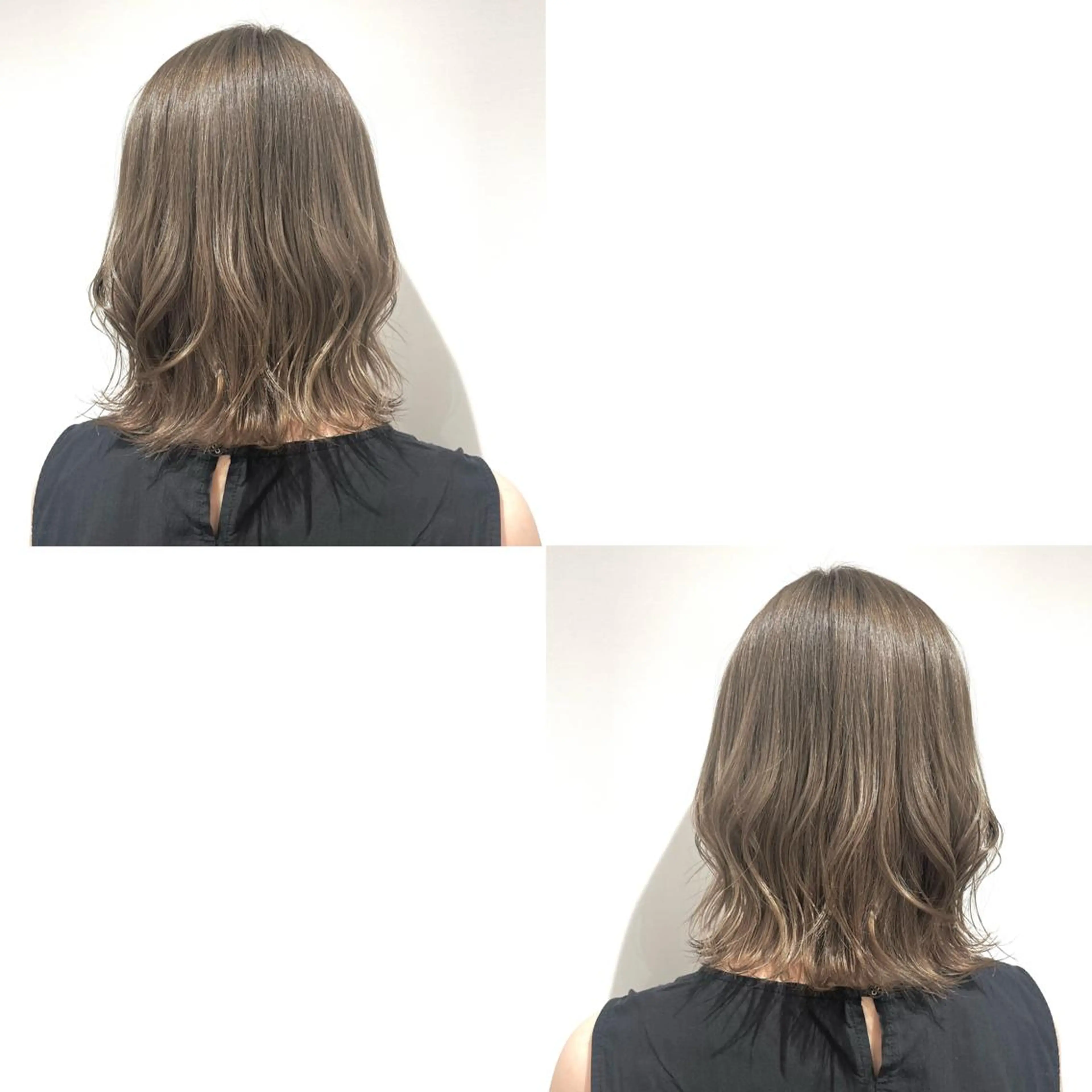 ミディアム カラー ヘアカラー トリートメント 青沼夏未/オリーブ/ 寒色カラーのその他イメージ