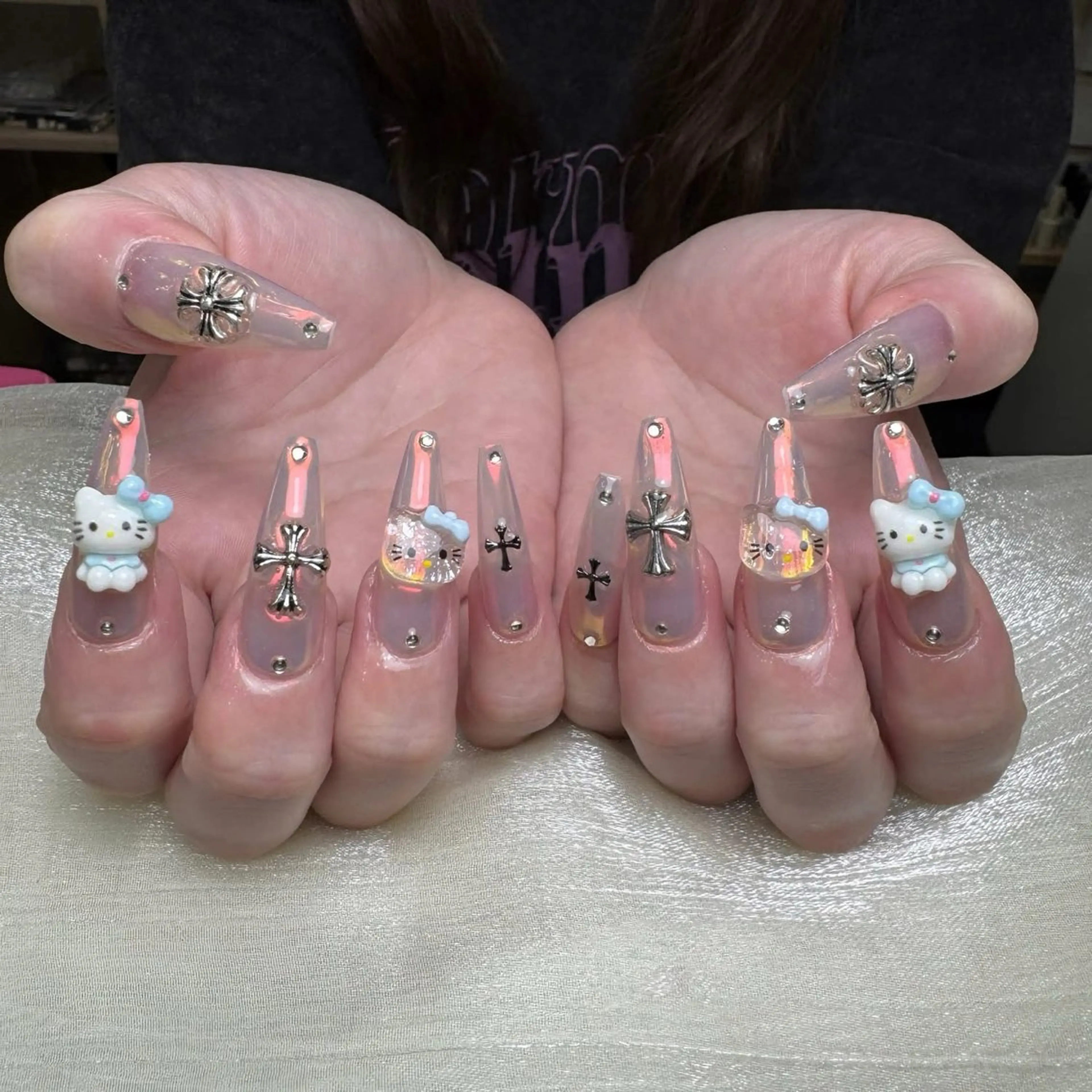 ネイル アートネイル 成人式 ジェルネイル ニュアンスネイル ネイルチップ Kora Nailのネイルデザイン