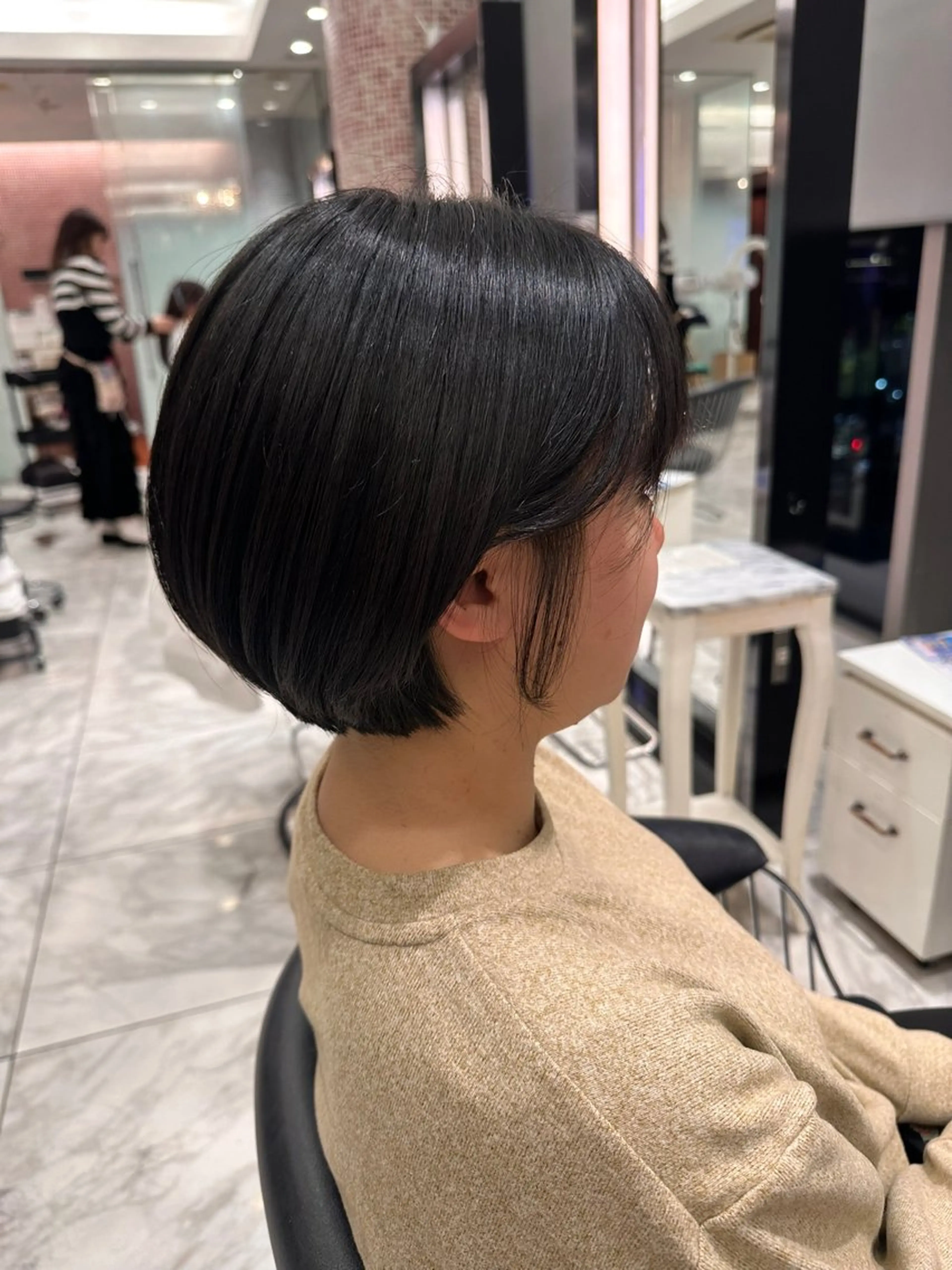 ショート カット トリートメント ボブ・ショートパーマ 🌻Yurinaのヘアスタイル