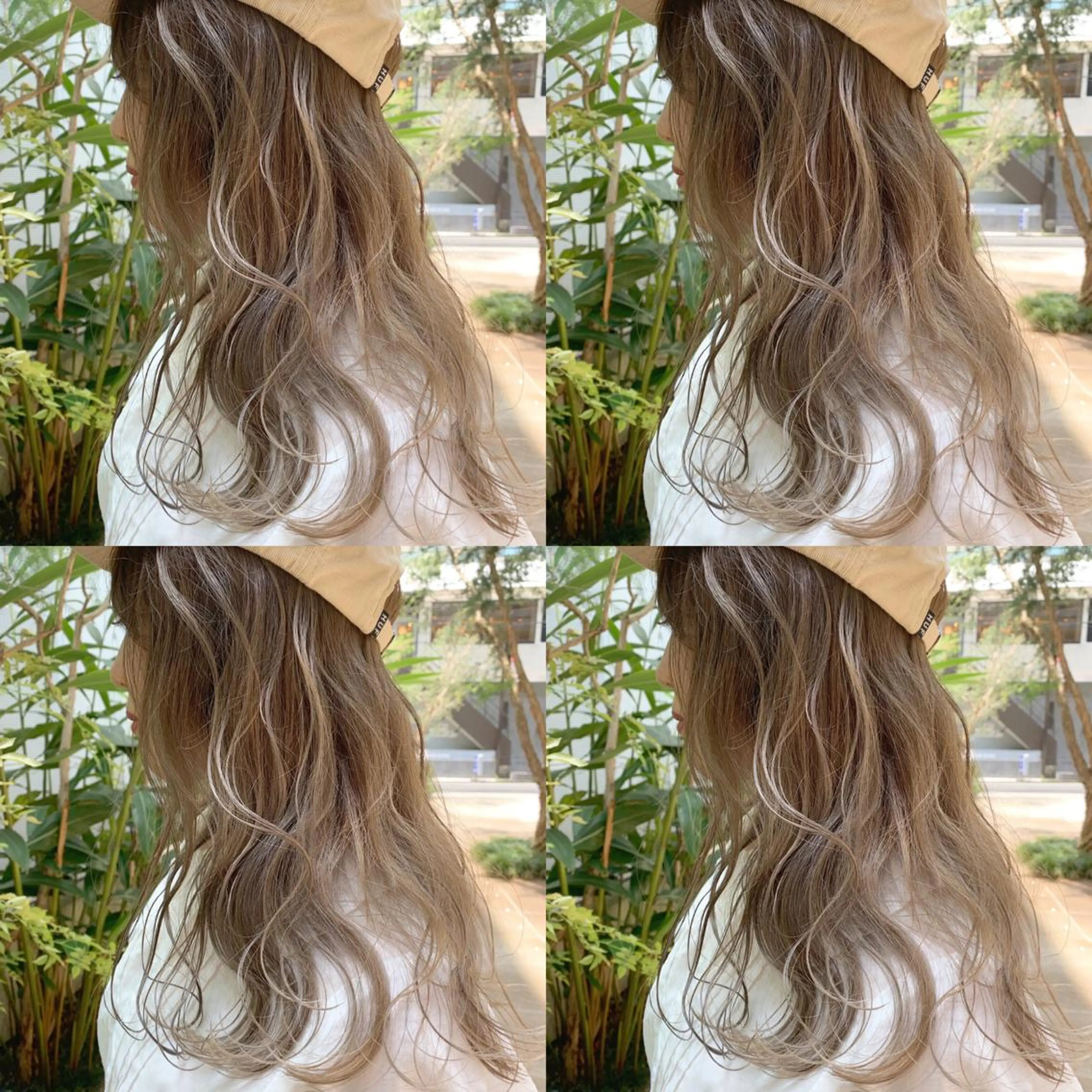 カラー カット ヘアカラー トリートメント 透明感/オリーブ/ グレージュ/YUKAのヘアスタイル