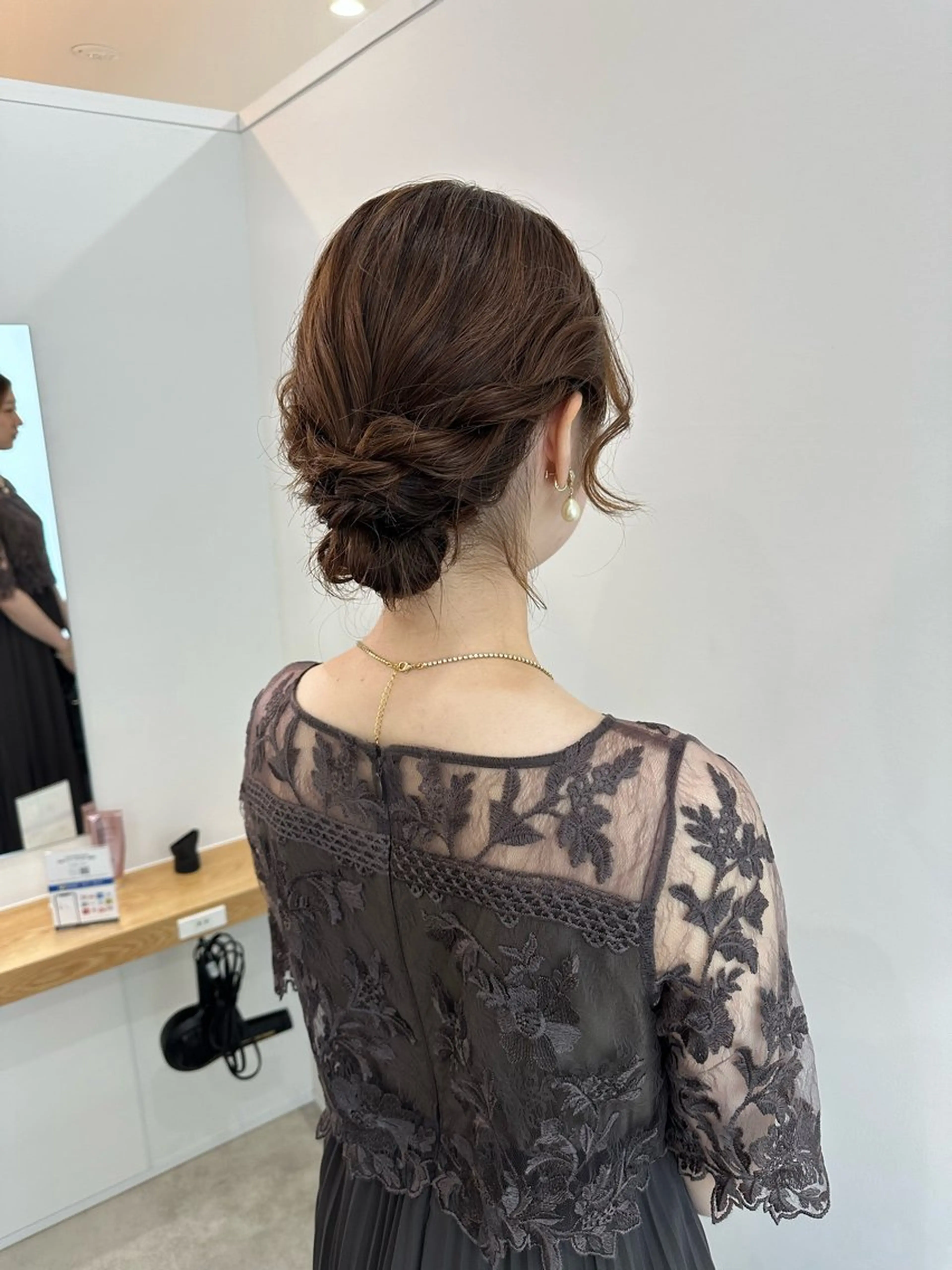 ミディアム ヘアアレンジ ヘアセット ヘアセット/艶カラー 💐nao.のヘアスタイル