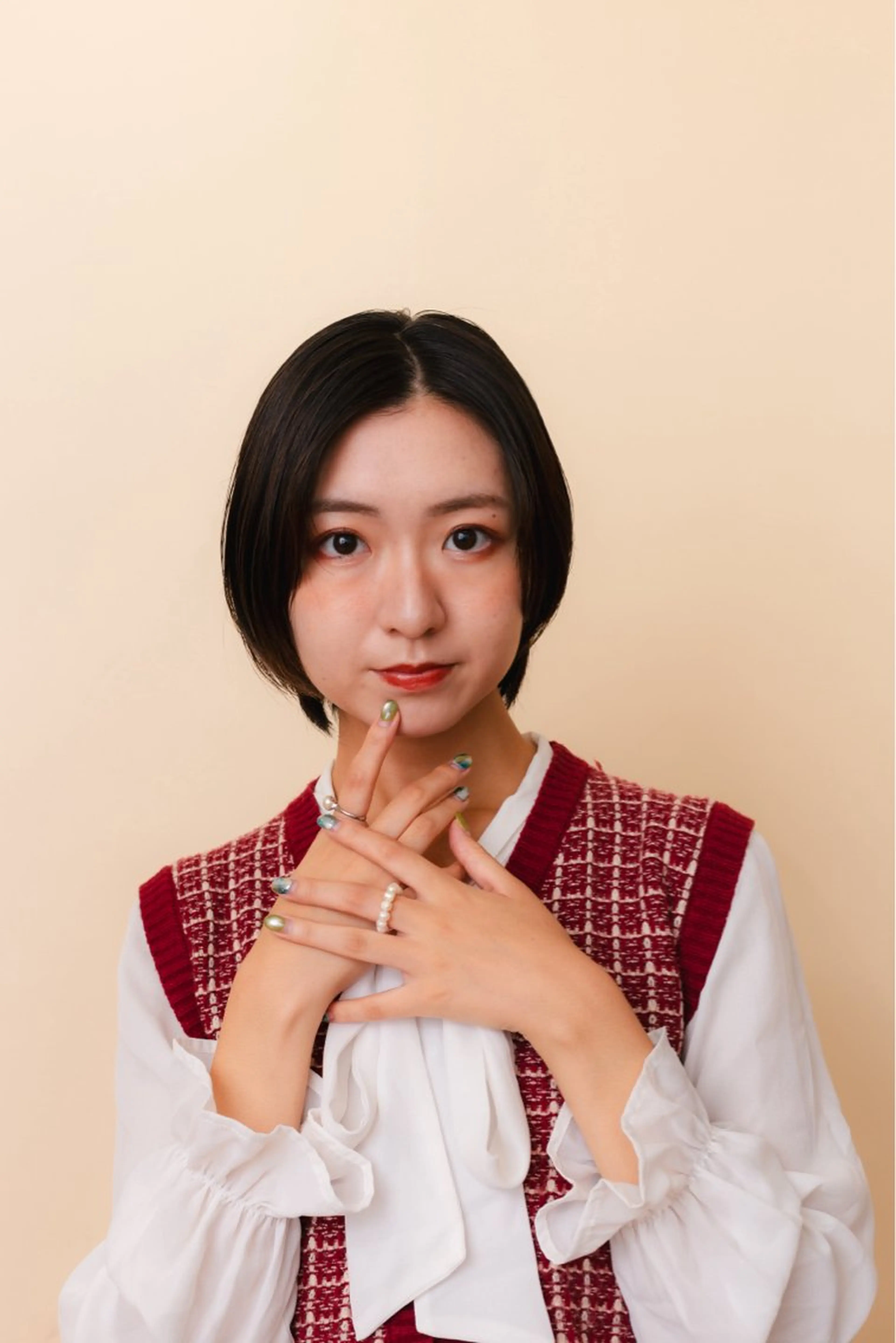 ショート カット ヘアカラー トリートメント 佐藤 かののヘアスタイル