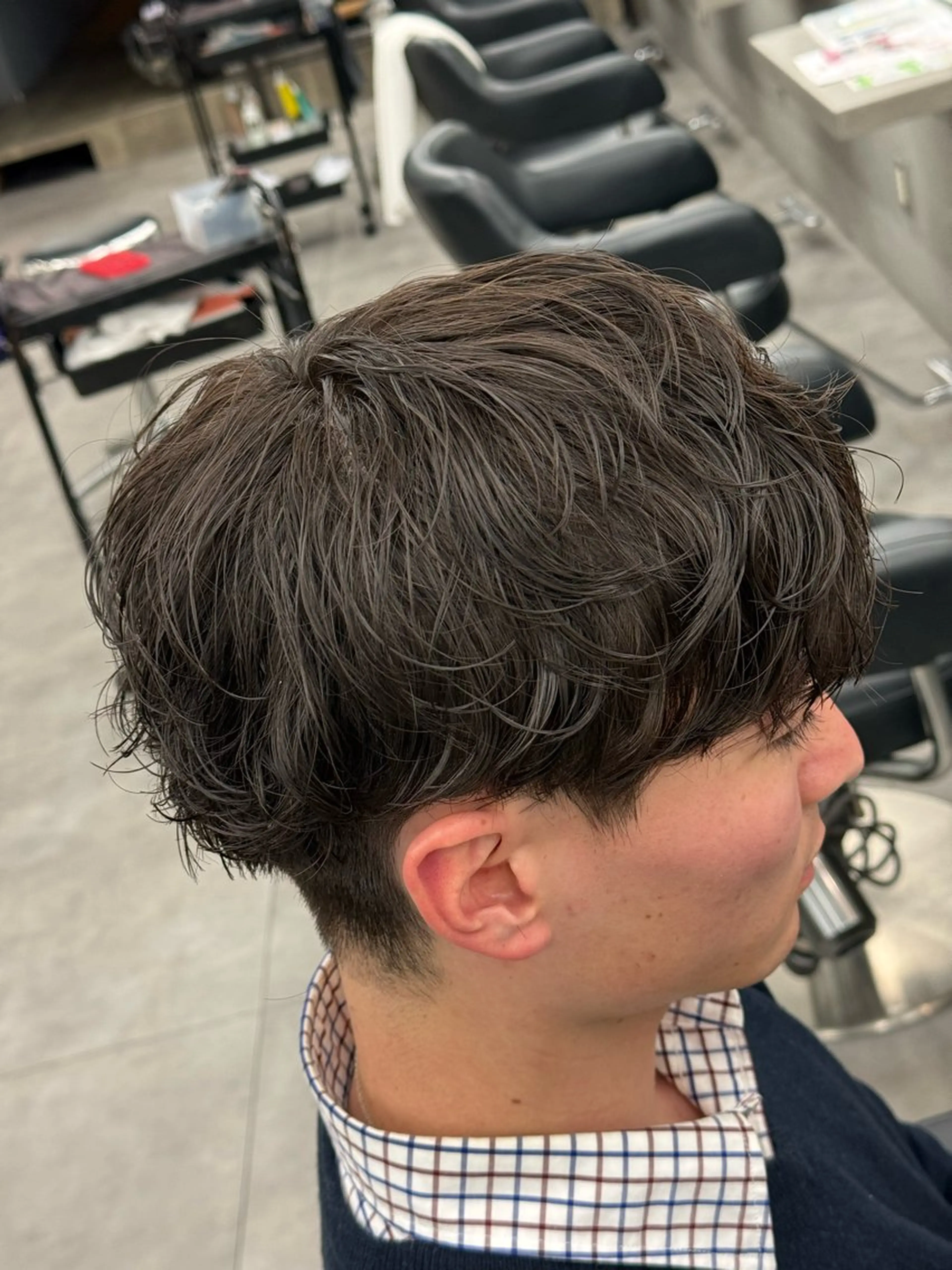 パーマ OVARL/ トワ/メンズパーマのヘアスタイル