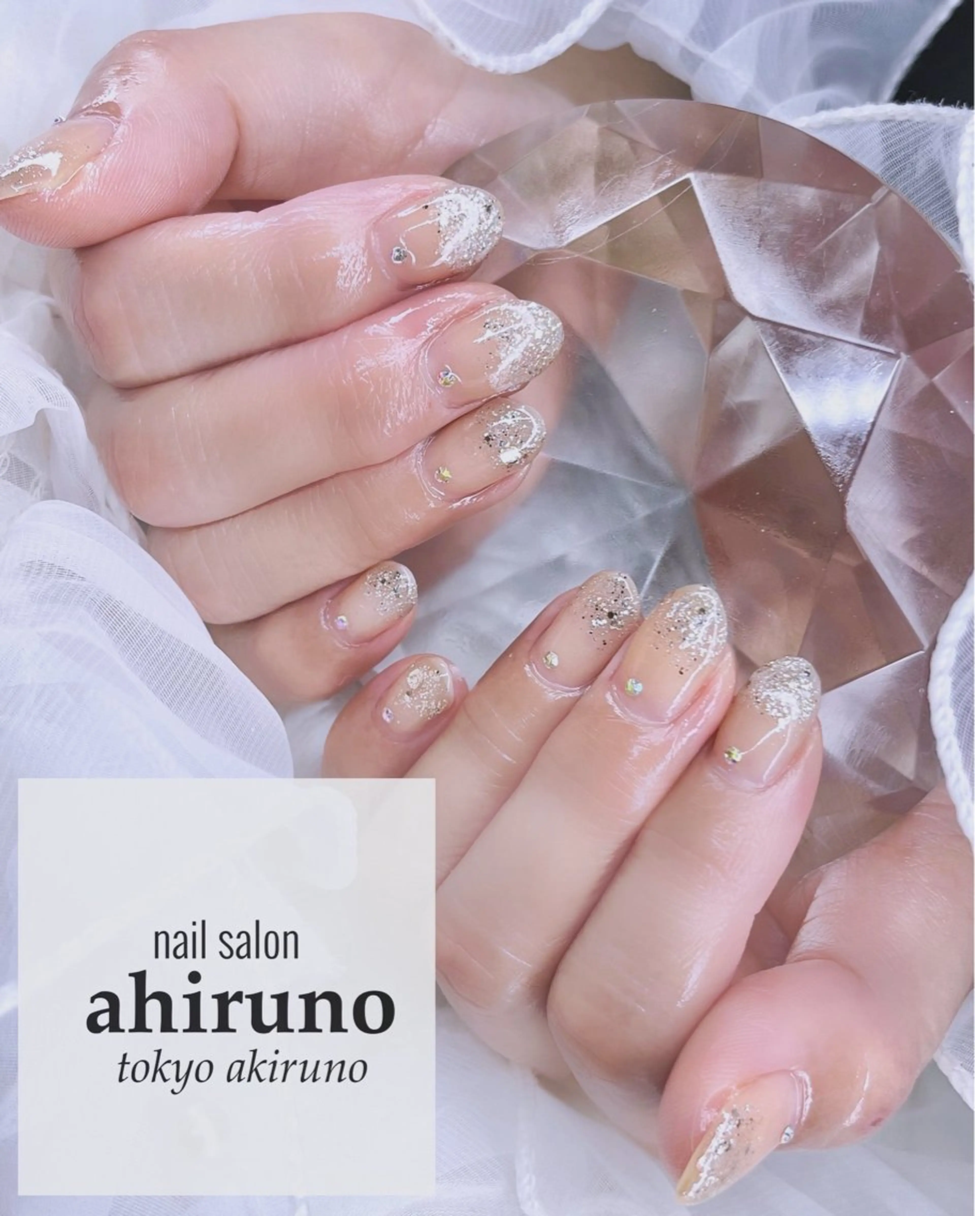 ネイル ジェルネイル ラメ(グリッター) マグネットネイル 持ち込み オフィスネイル ハンドネイル ａｈｉｒｕｎｏ ✿ ｙｕiのネイルデザイン