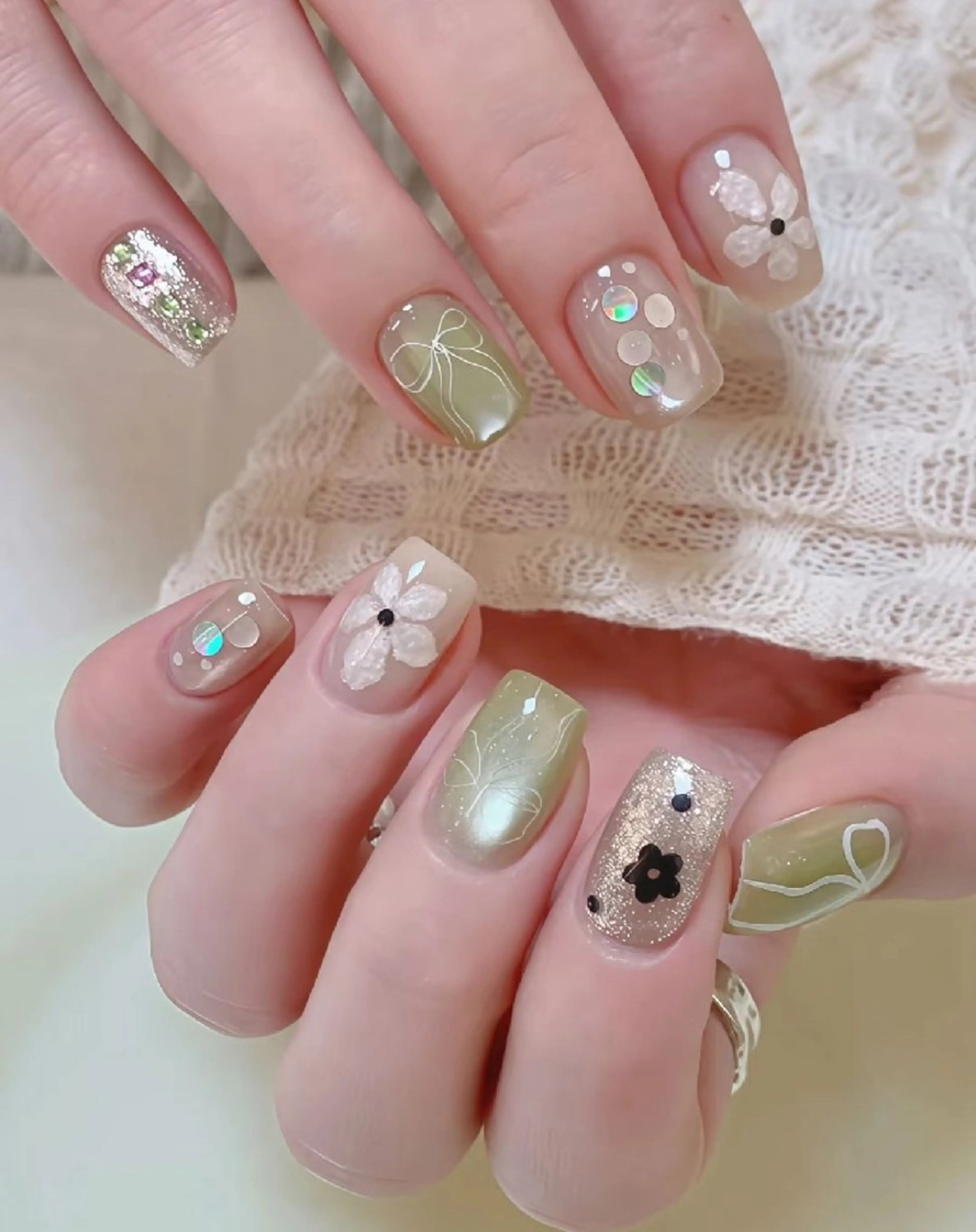 ネイル ハンドネイル パラジェル＆フィルイン取り扱いサロンSol Nail所属・Sol Nail ミネのネイルデザイン