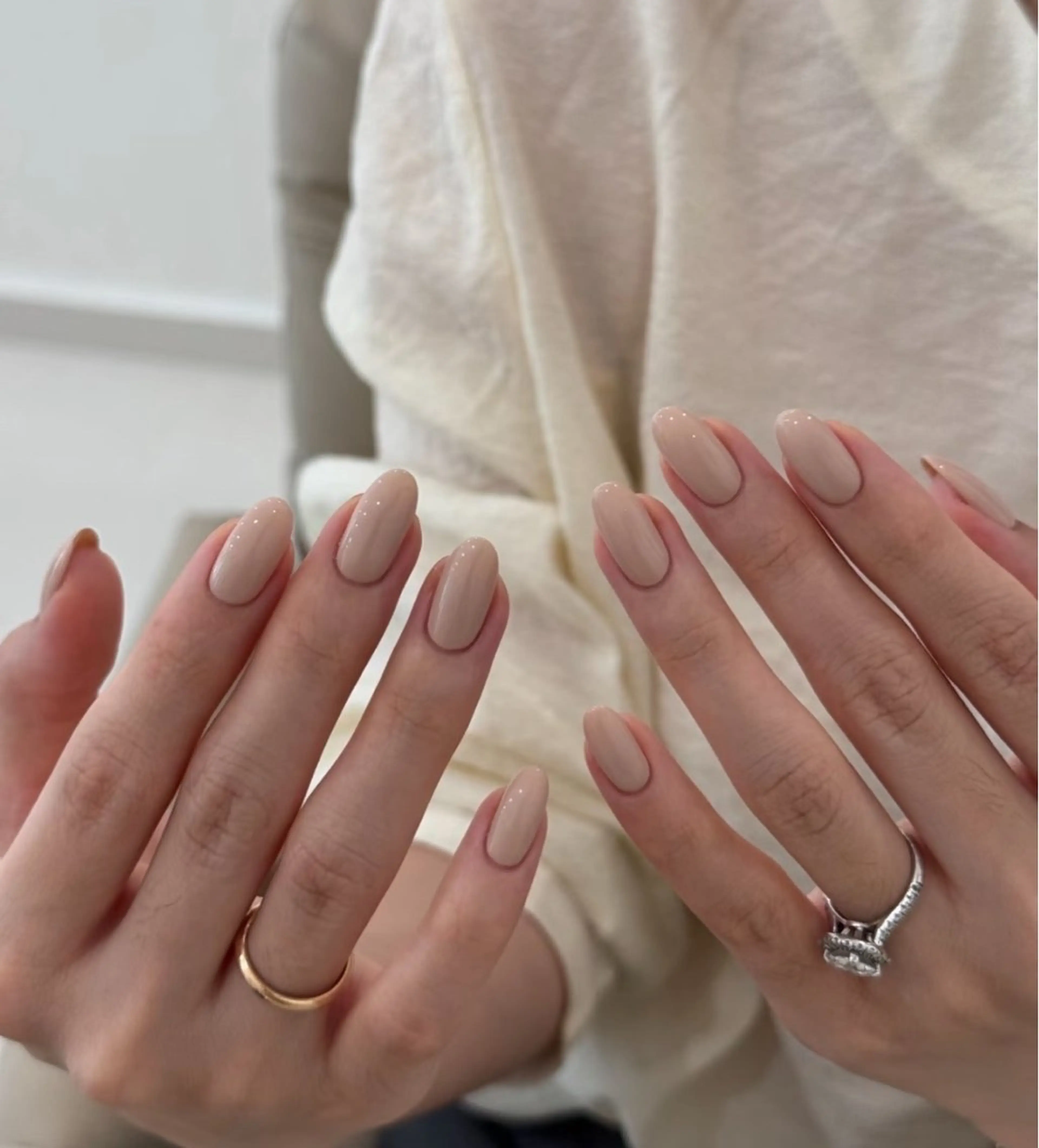 ネイル アートネイル オーロラネイル チークネイル フレンチネイル ガラスフレンチ ハンドネイル 🎀🎀YooLi Nail Salonのネイルデザイン