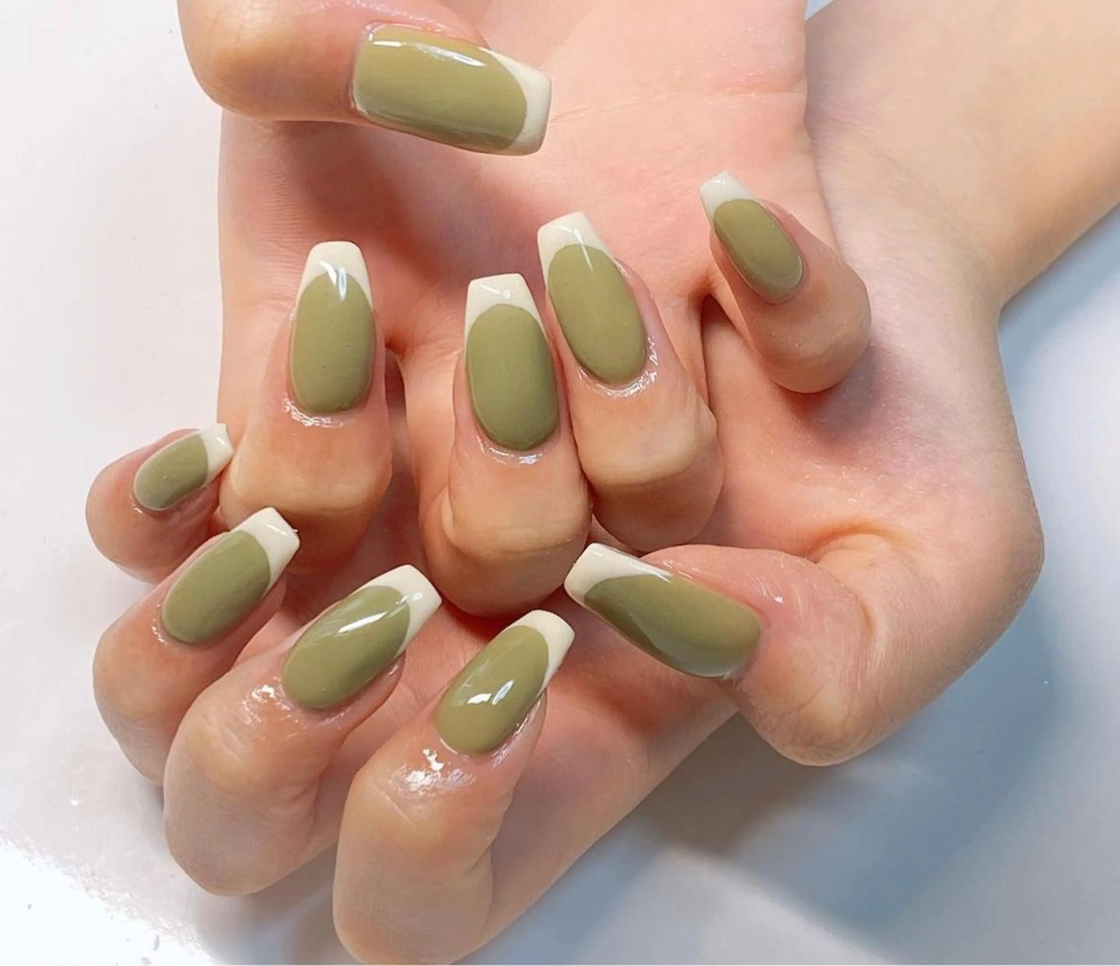 ネイル フレンチネイル ハンドネイル coco nailのネイルデザイン