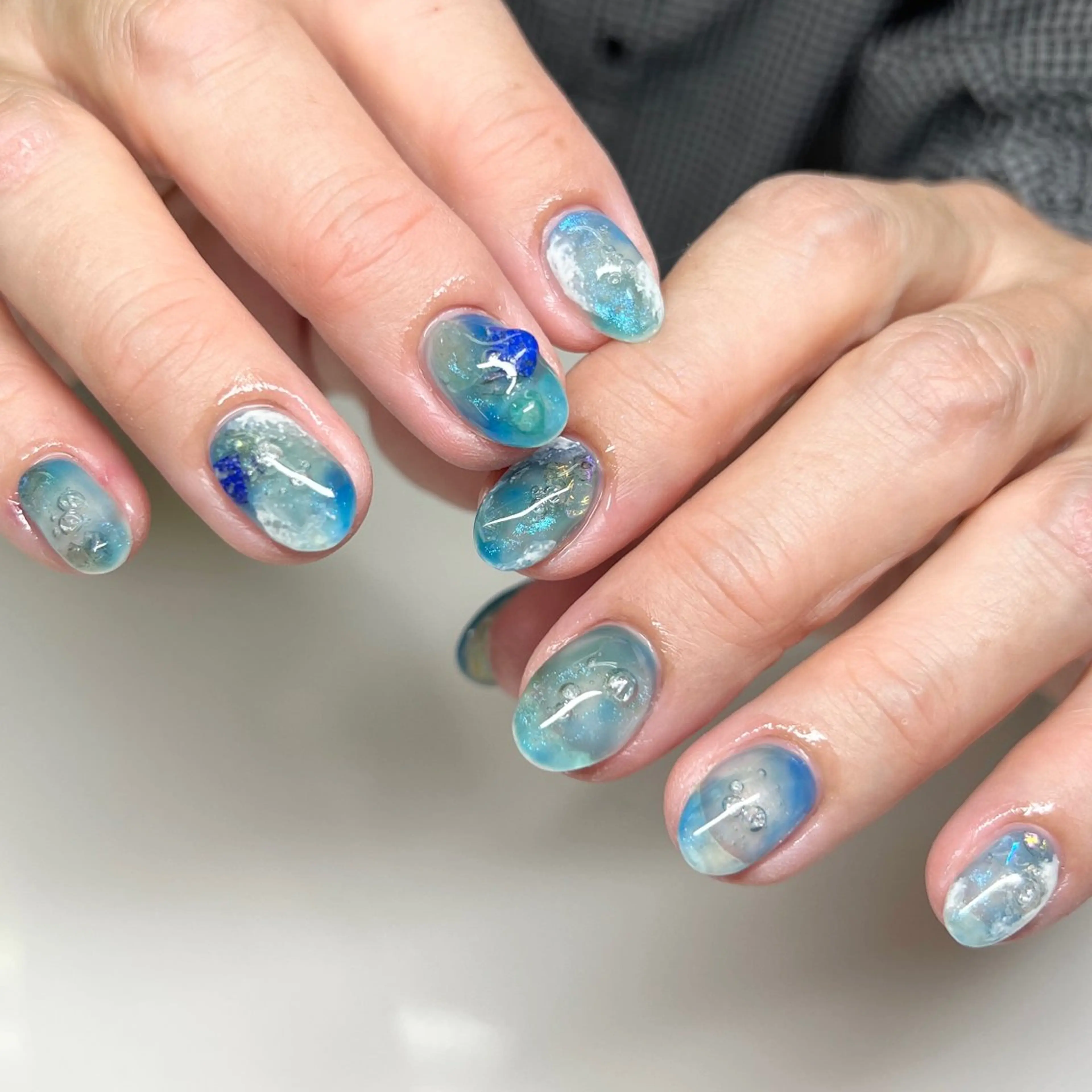 ネイル アートネイル ジェルネイル ニュアンスネイル パラジェル シンプルネイル NAIL by STARry 川口のネイルデザイン
