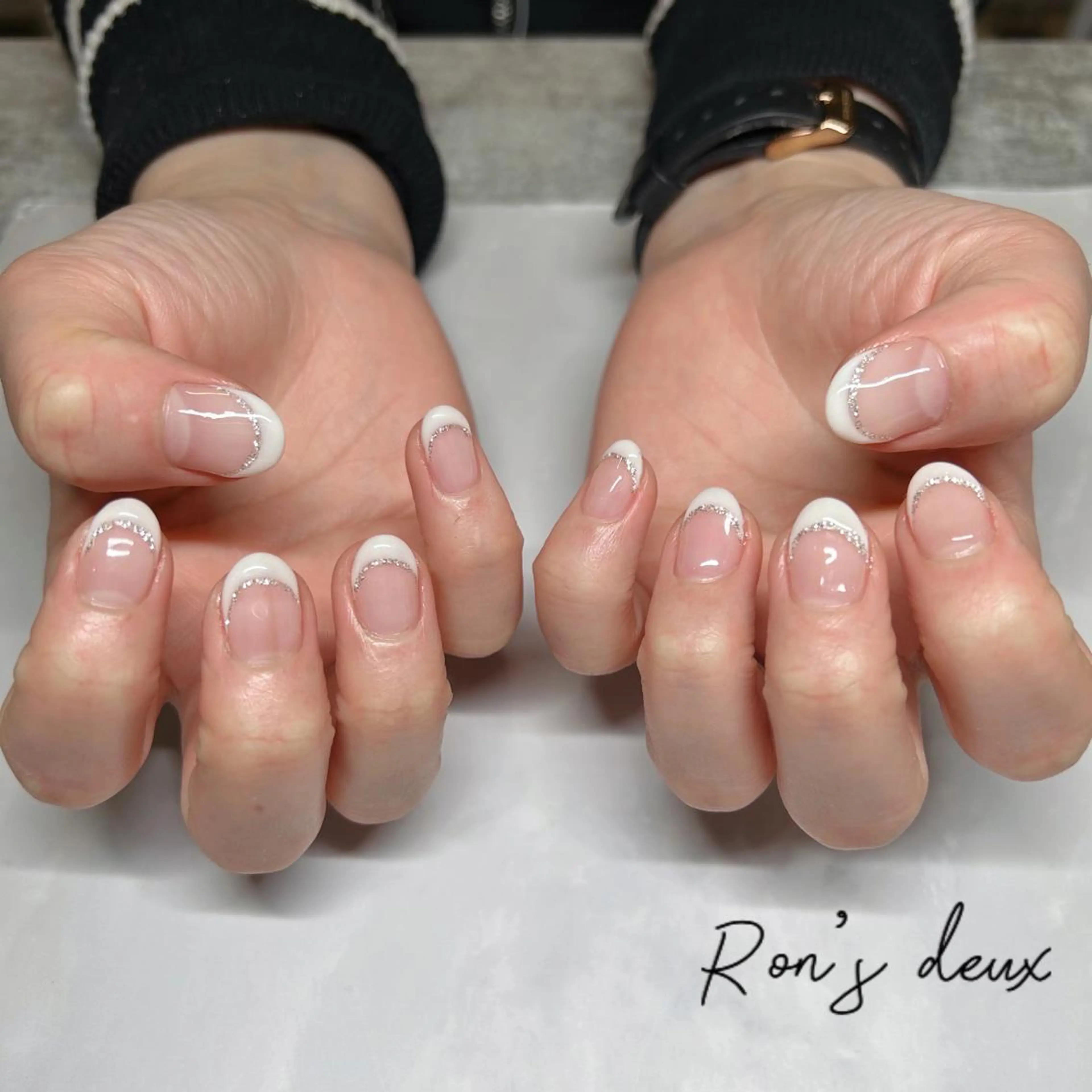 ネイル ラメ(グリッター) Ron's nail 笹岡のネイルデザイン