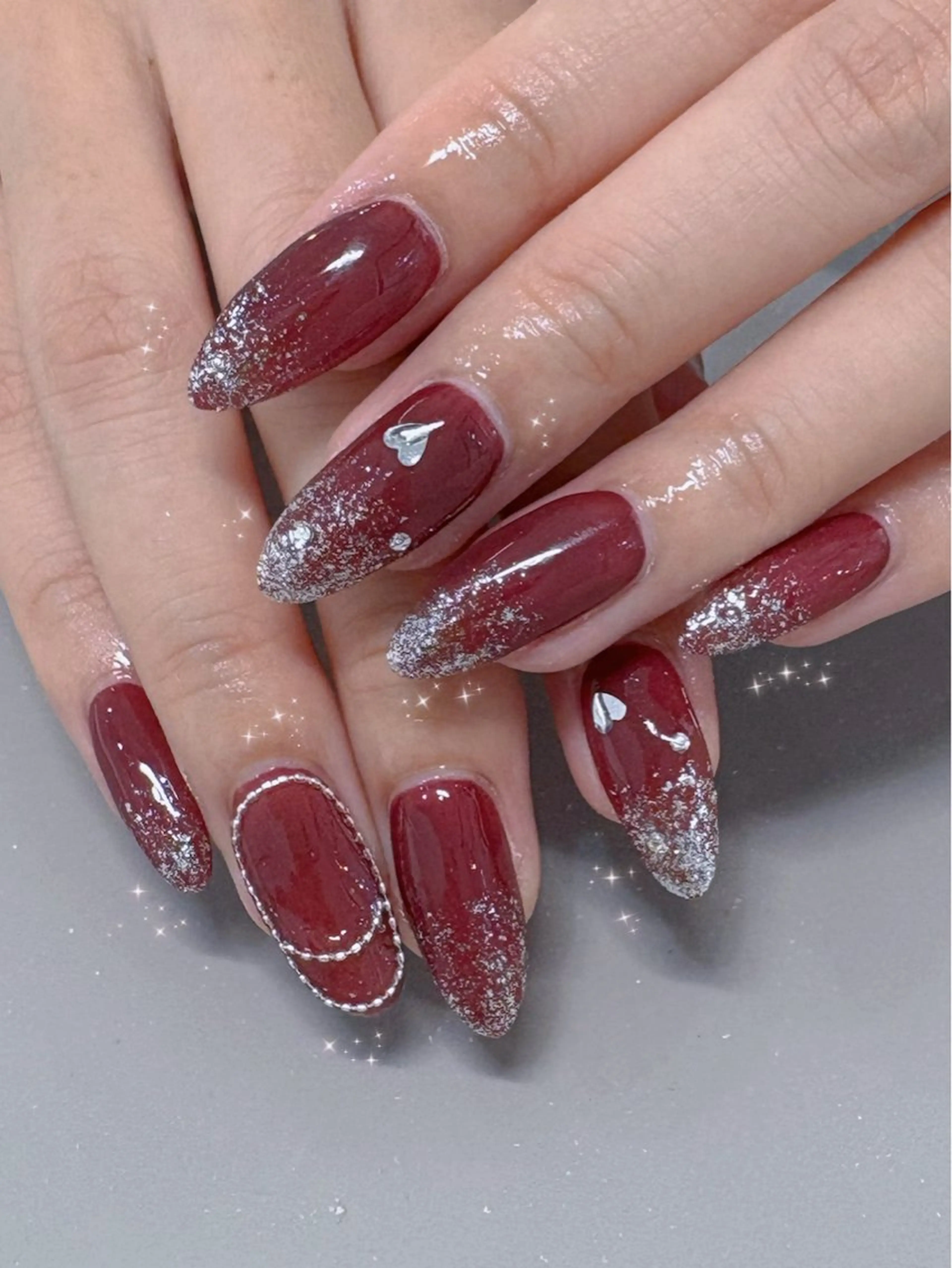 ネイル ハンドネイル THE BALM Rihoのネイルデザイン