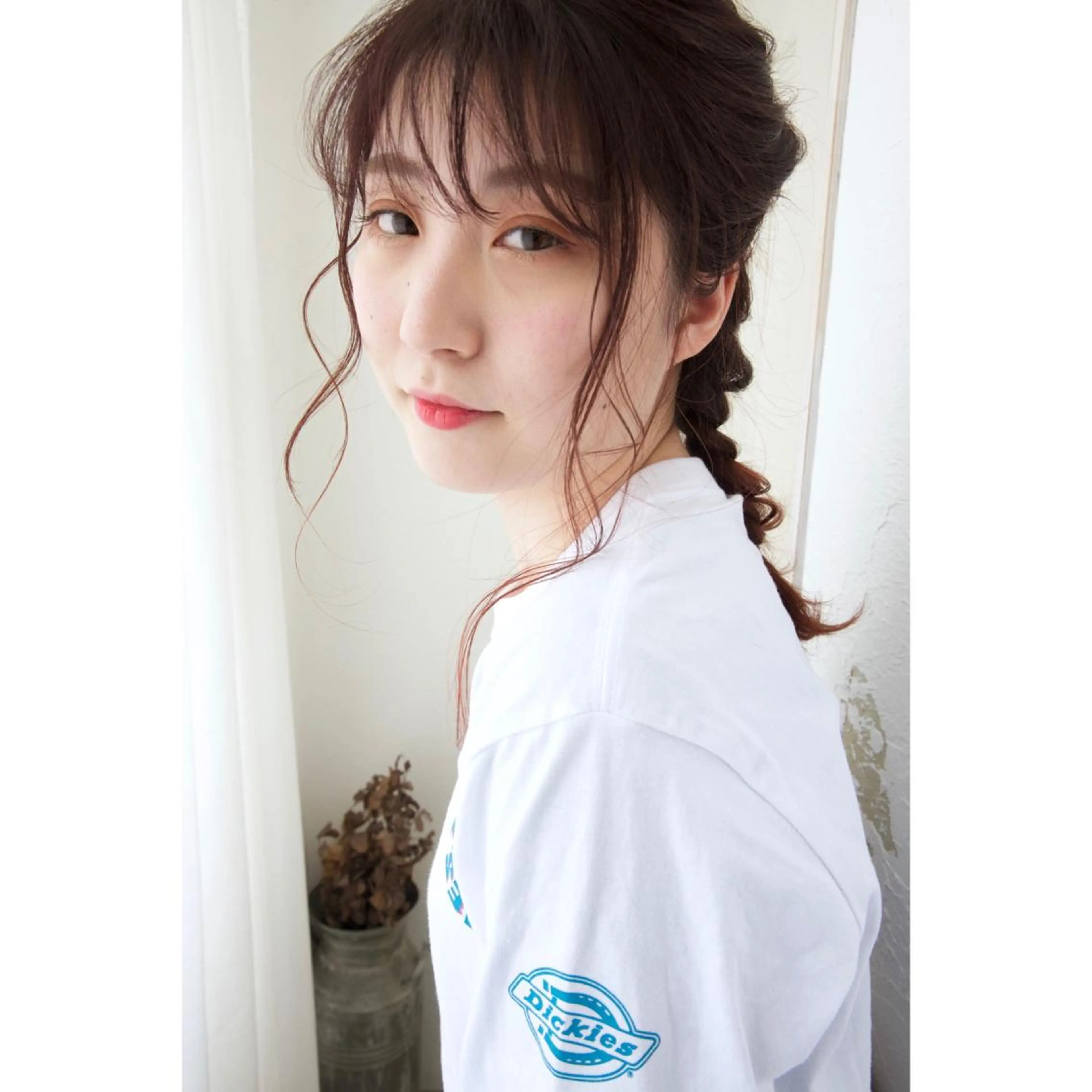 セミロング カラー ヘアアレンジ fio マナミのヘアスタイル