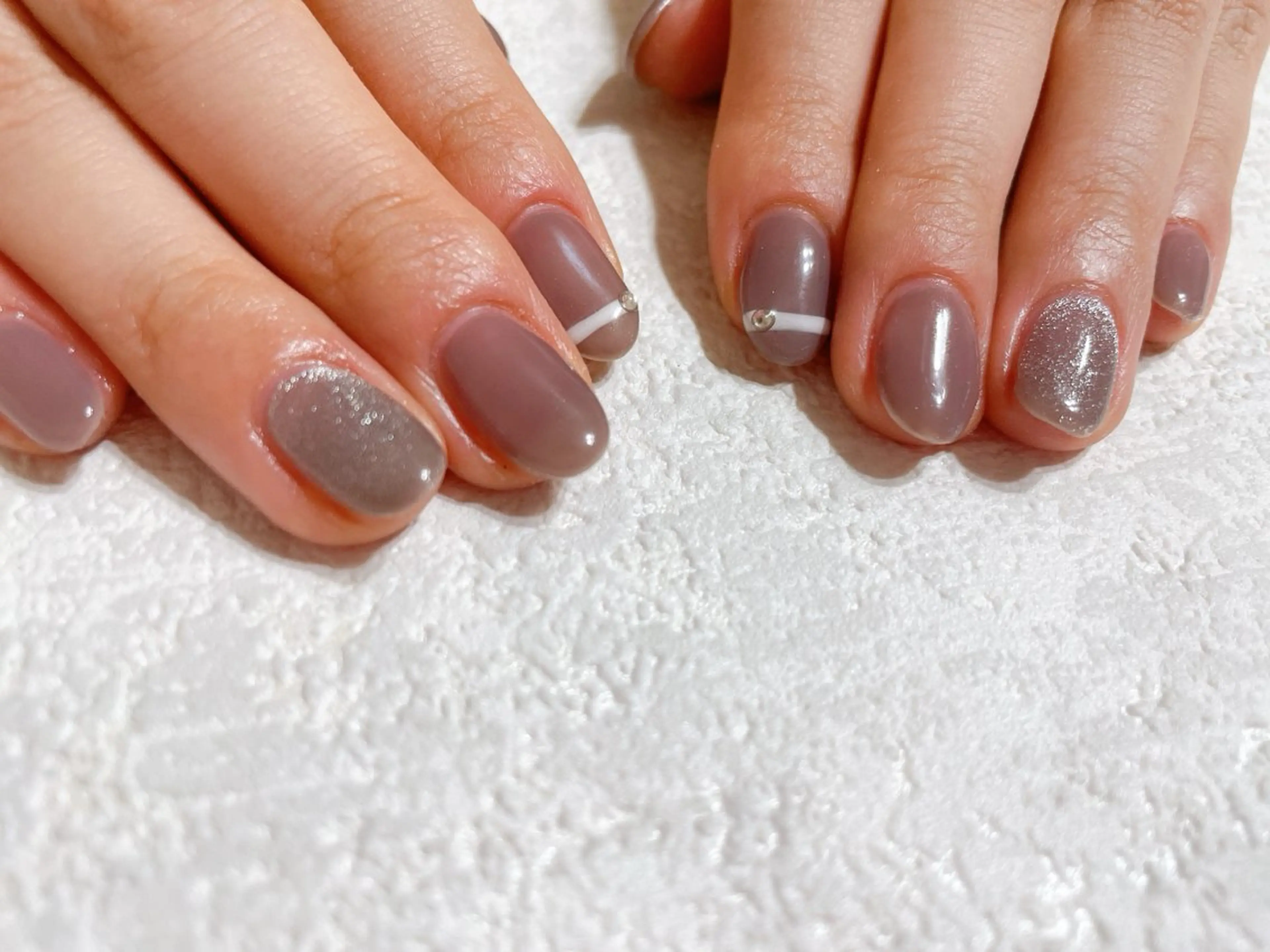 ネイル ジェルネイル メンズネイル パラジェル シンプルネイル 春ネイル kikinail 溝の口のネイルデザイン