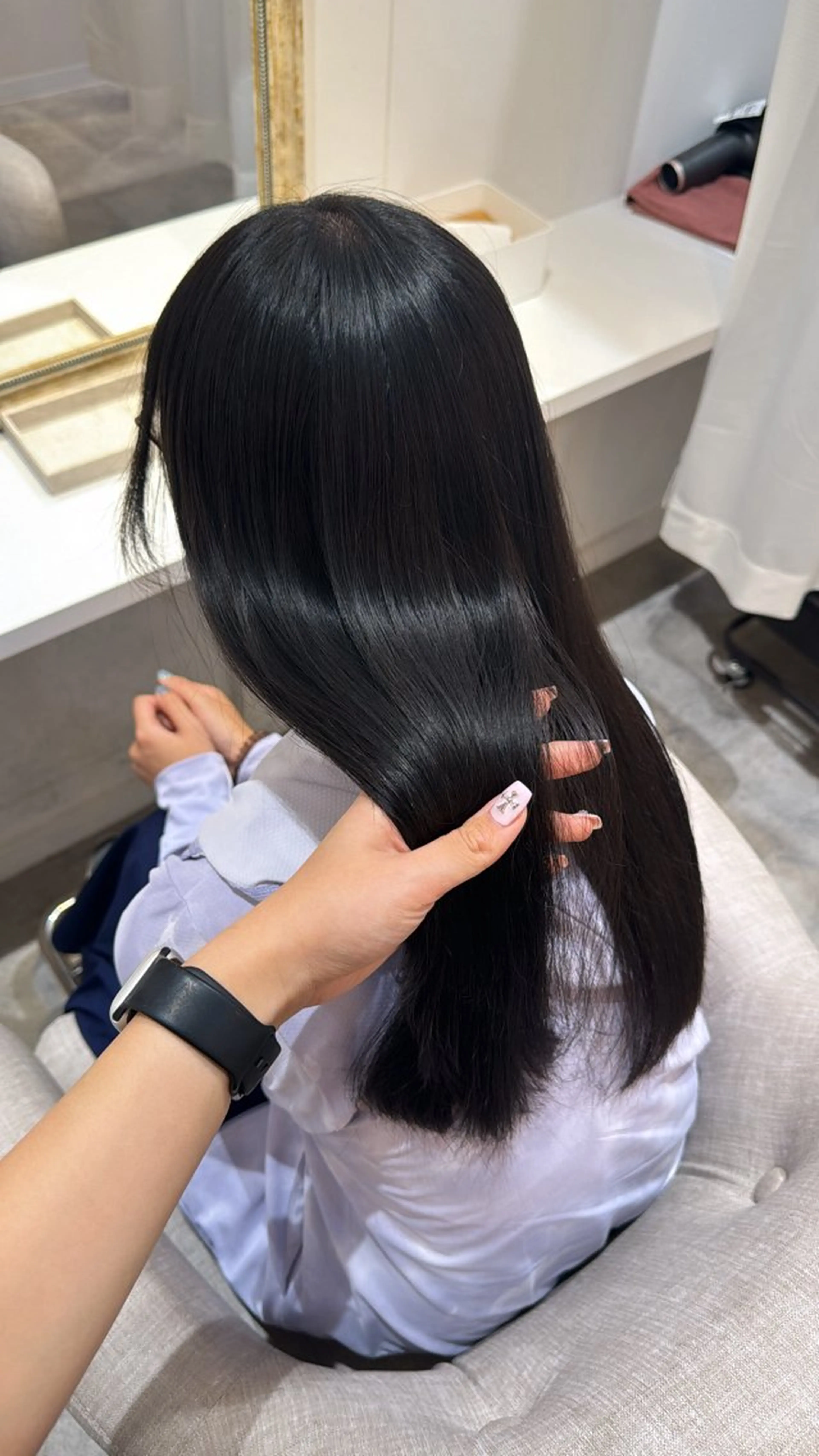 ロング トリートメント 赤み無し柔らかカラー 【梅田】madokaのヘアスタイル