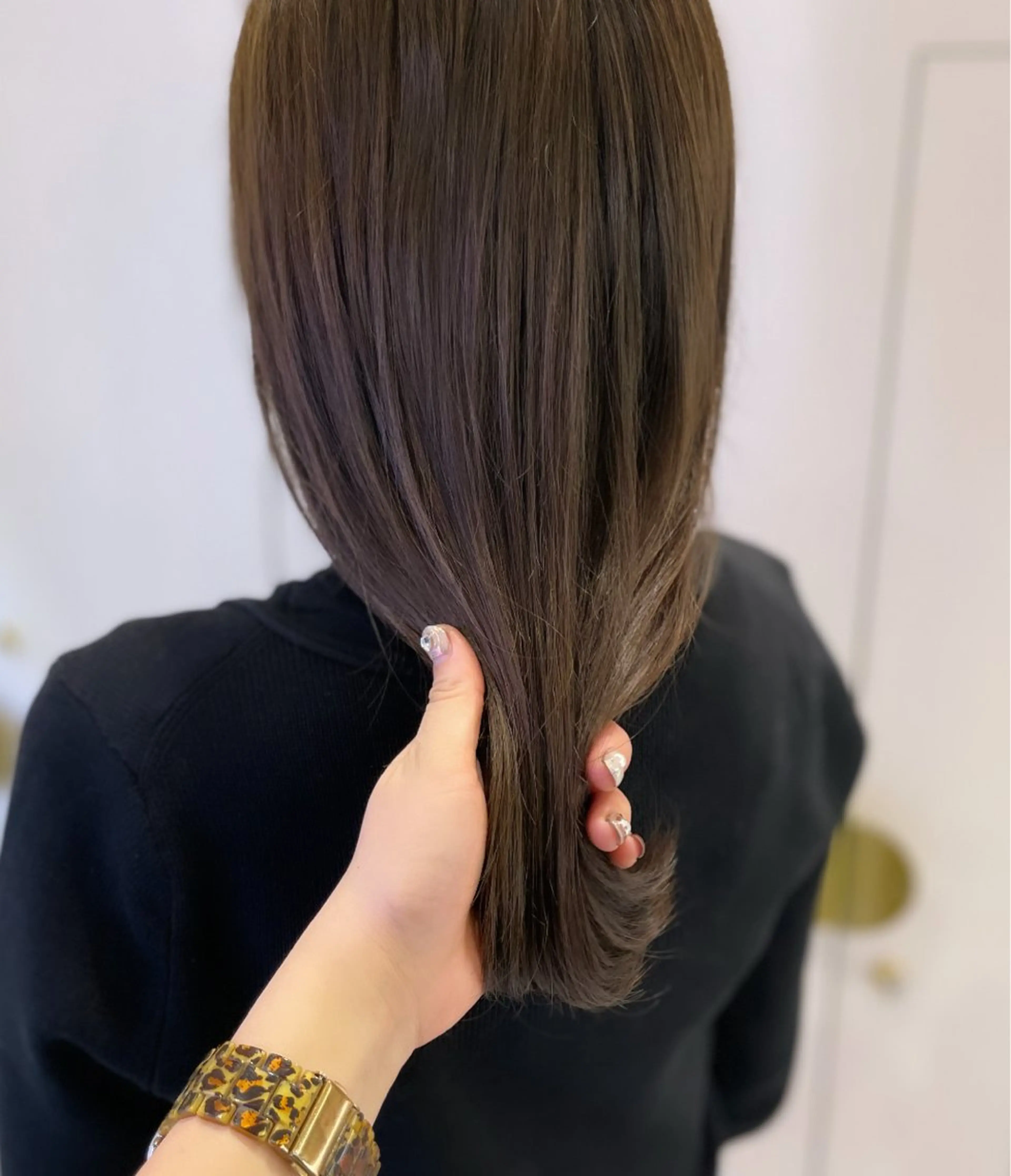 【ご来店3回目の方まで】ーカット＋カラー+AujuaTRー(超音波アイロンなし)の写真