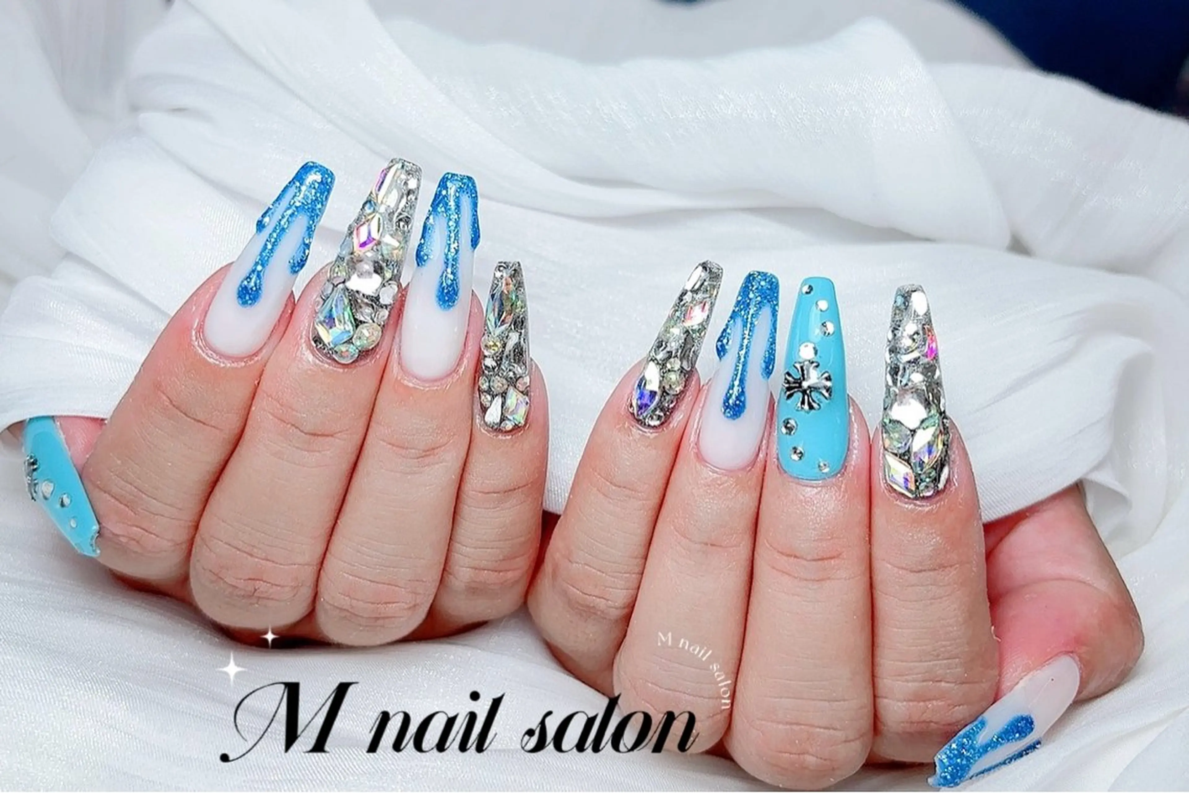 ネイル ハンドネイル M🌷nail 長さだし専門店のネイルデザイン