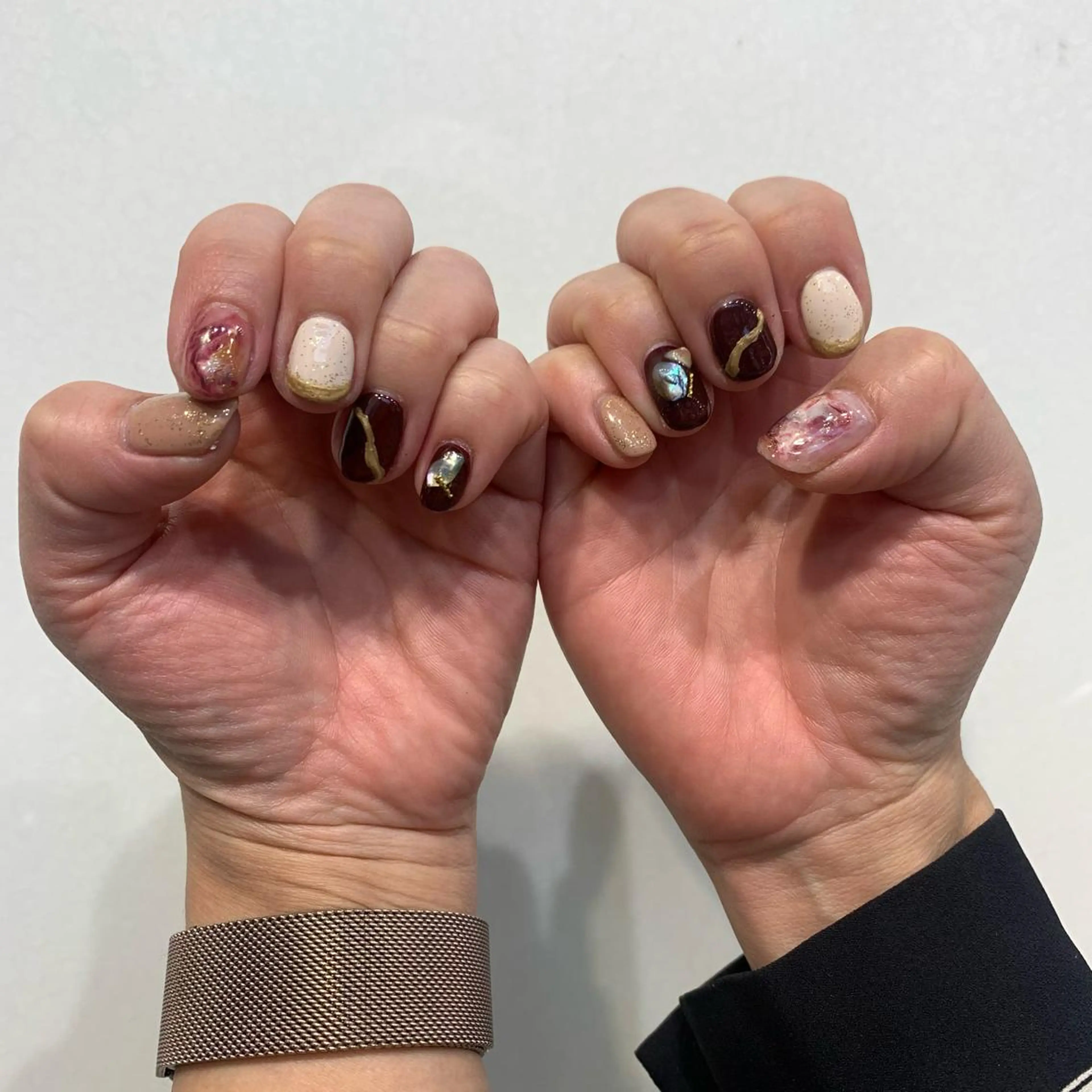 ネイル ニュアンスネイル 韓国ヘア🦋 MIYUのヘアスタイル