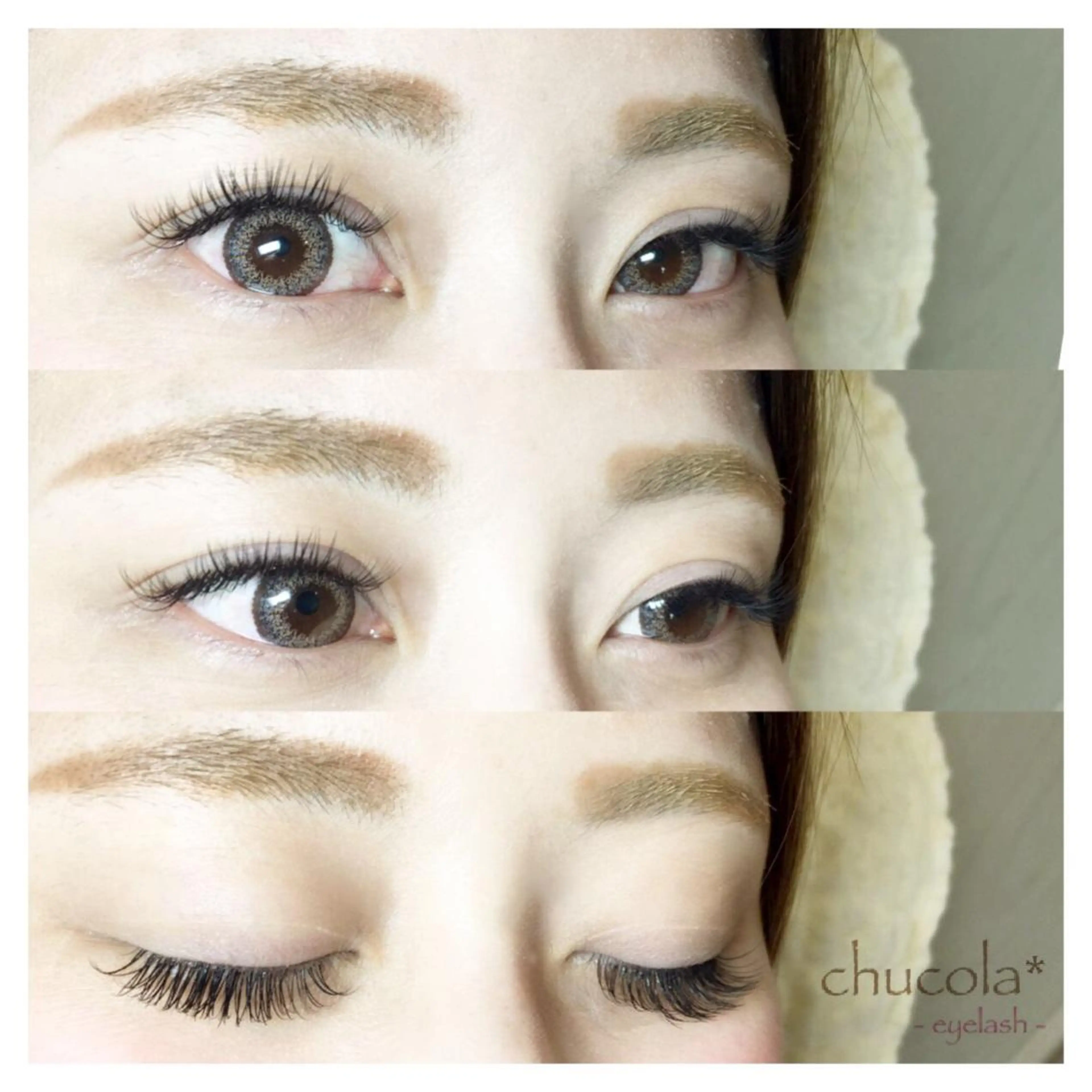 マツエク・マツパ Cカール フラットラッシュ マツエク chucola *のマツエク・マツパデザイン