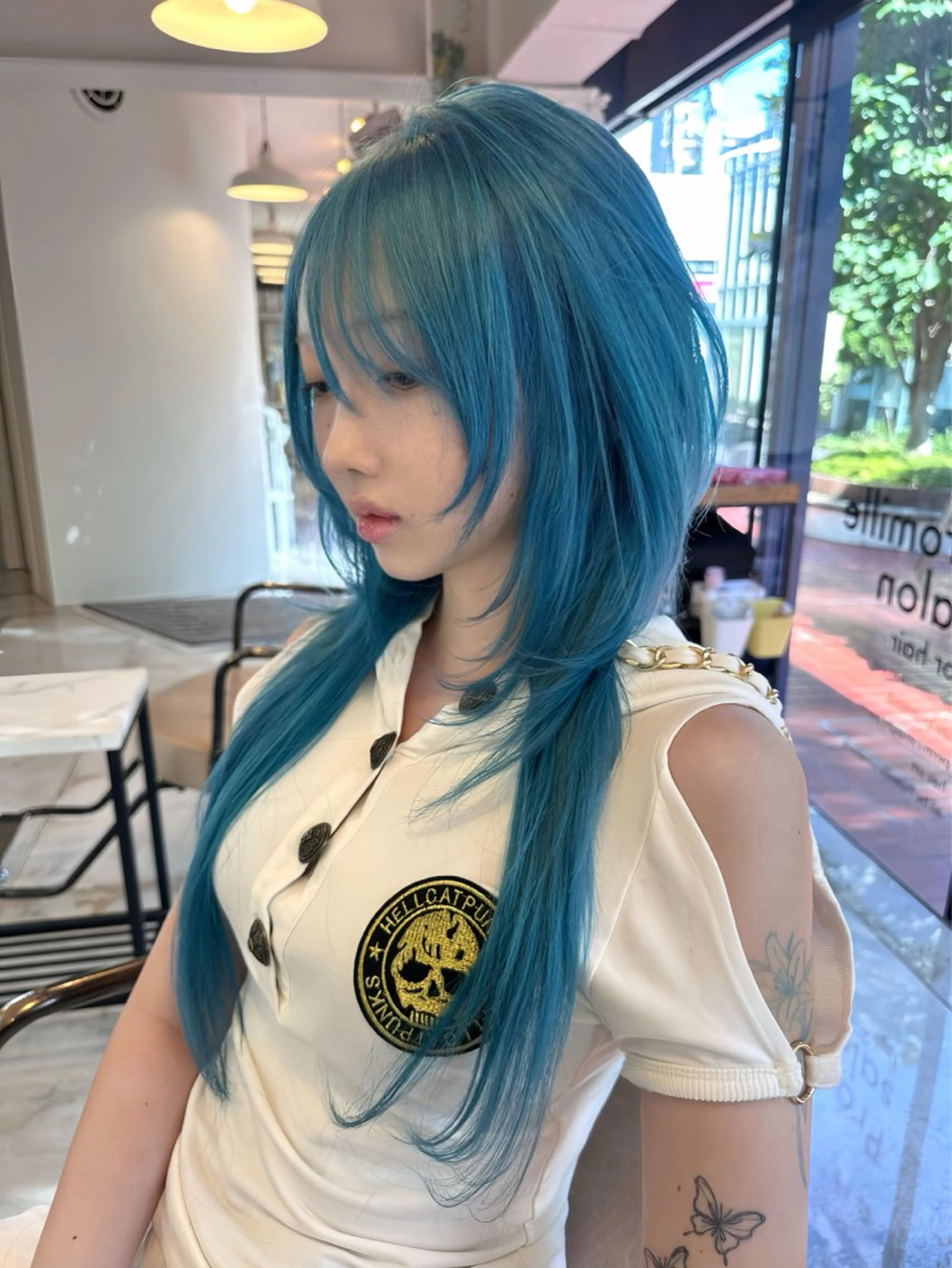 ロング カラー カット ヘアカラー RiA/髪質改善/ レイヤーカットのヘアスタイル