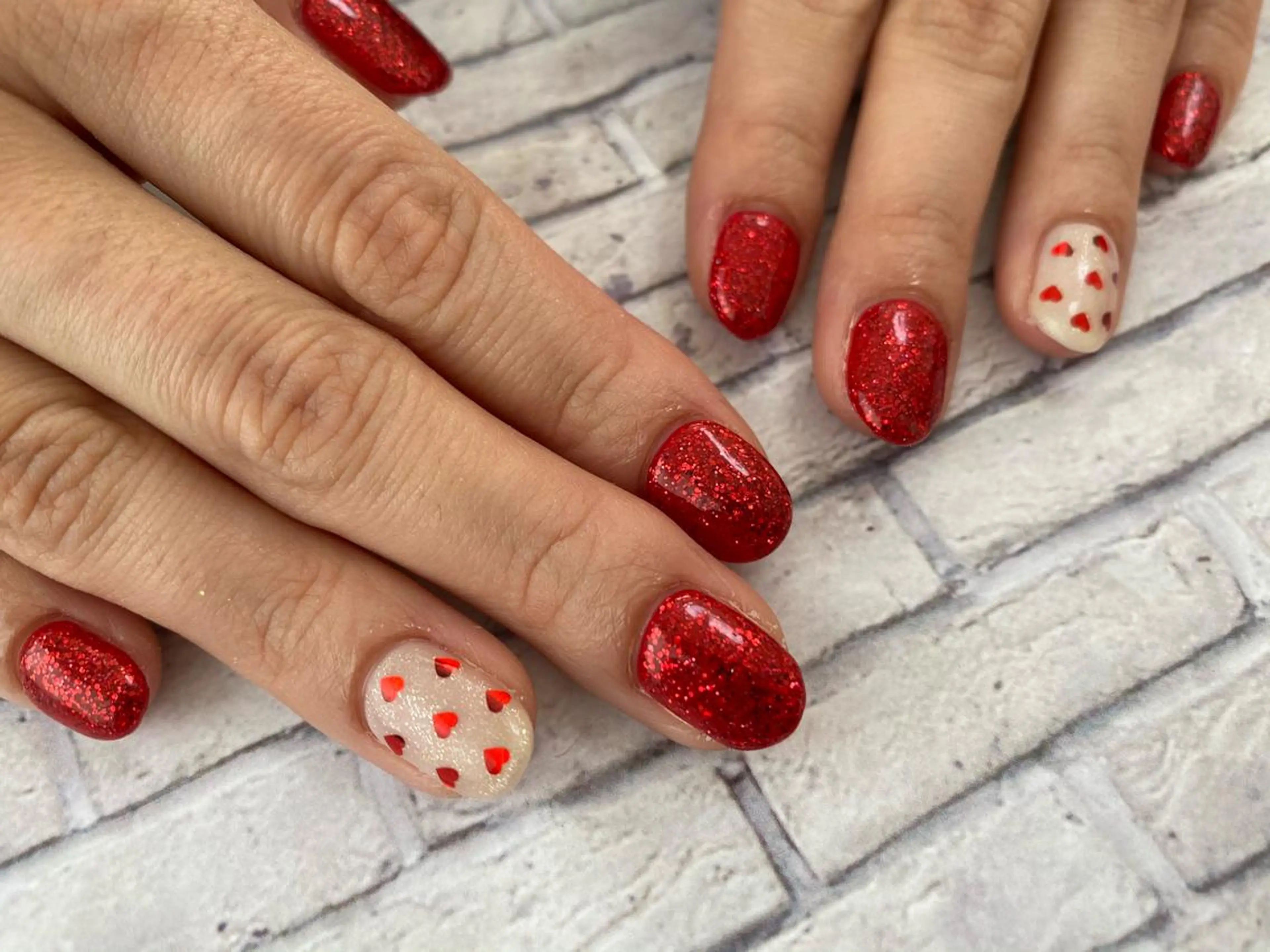 ネイル ハンドネイル Mana‪ ‪·͜· ❤︎‬のネイルデザイン