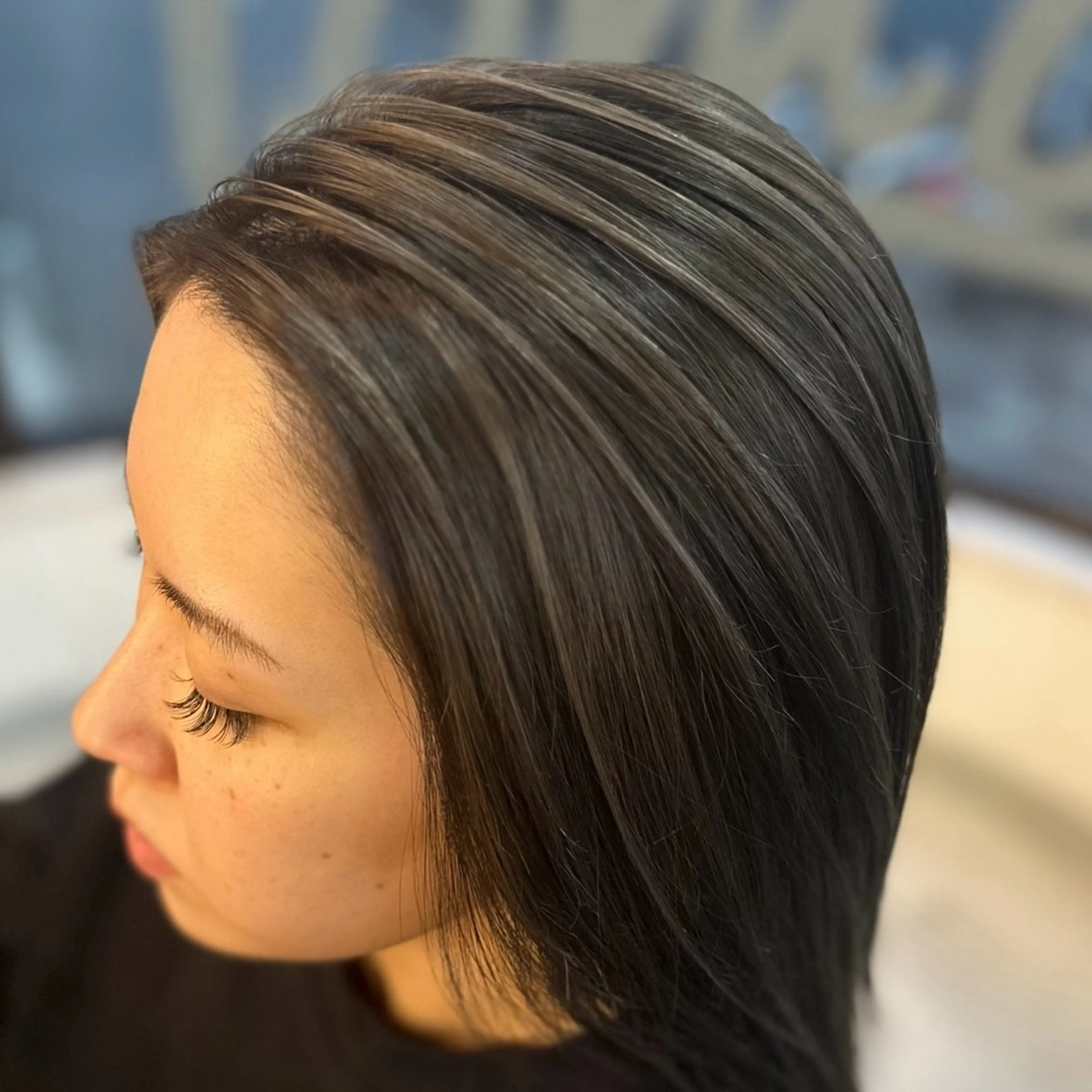 ミディアム ヘアカラー 🇺🇸ハイライト 🌵satsukiのヘアスタイル