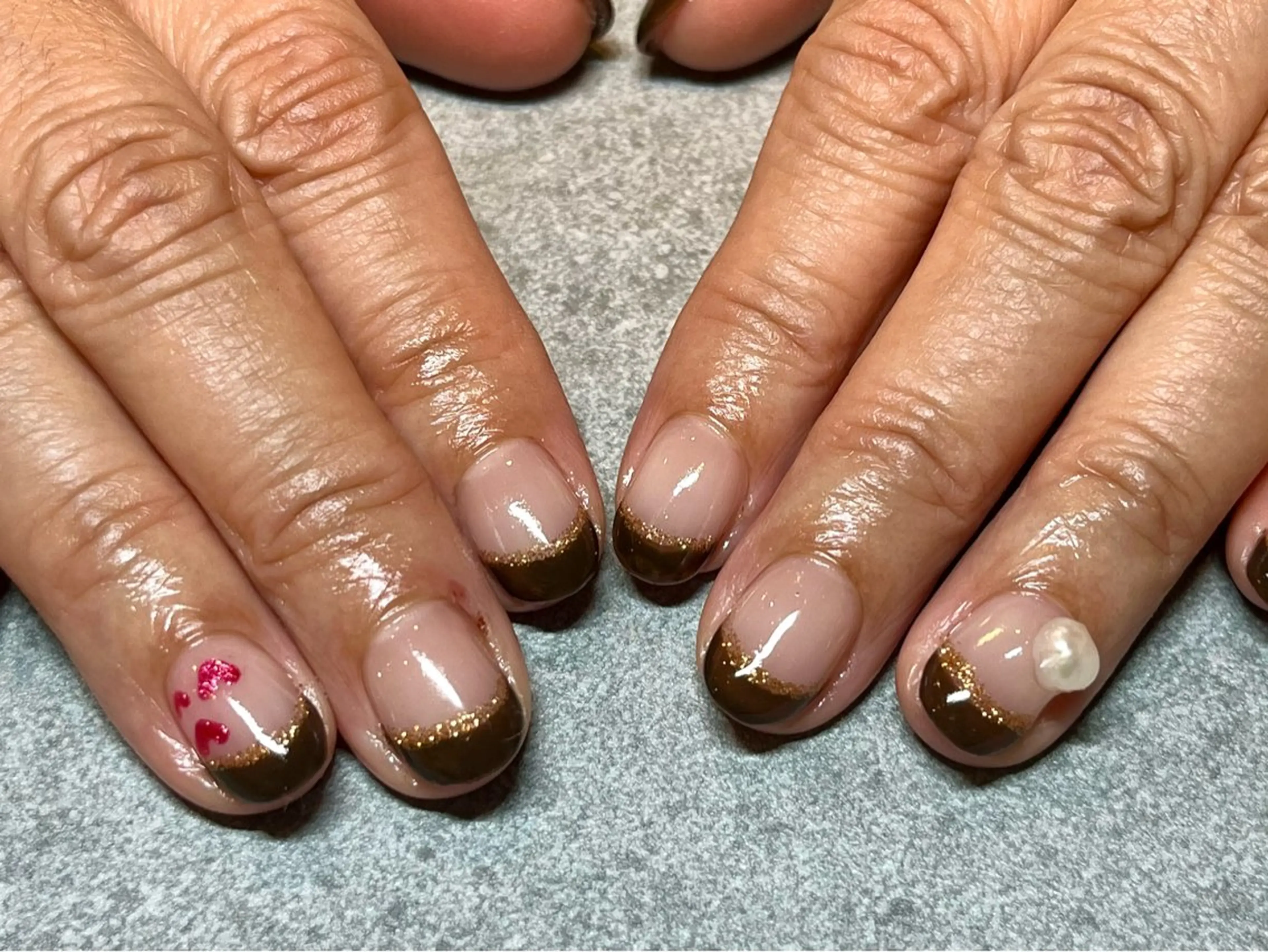 ネイル フレンチネイル Pearl nail辻堂店所属・Pearl nail 辻堂店/ ちかこのネイルデザイン