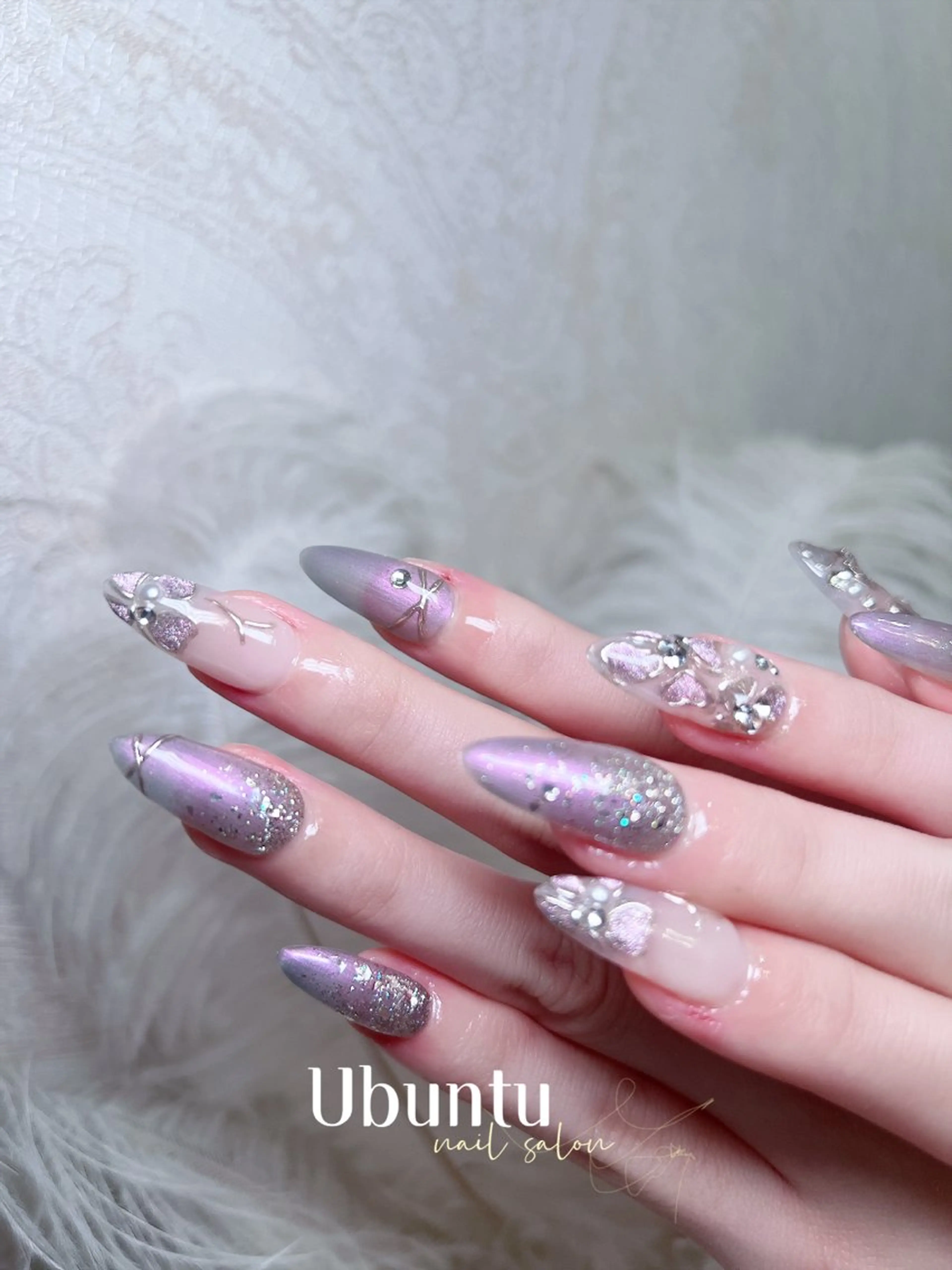 ネイル ハンドネイル Ubuntu🎀 ネイルサロン✨のネイルデザイン