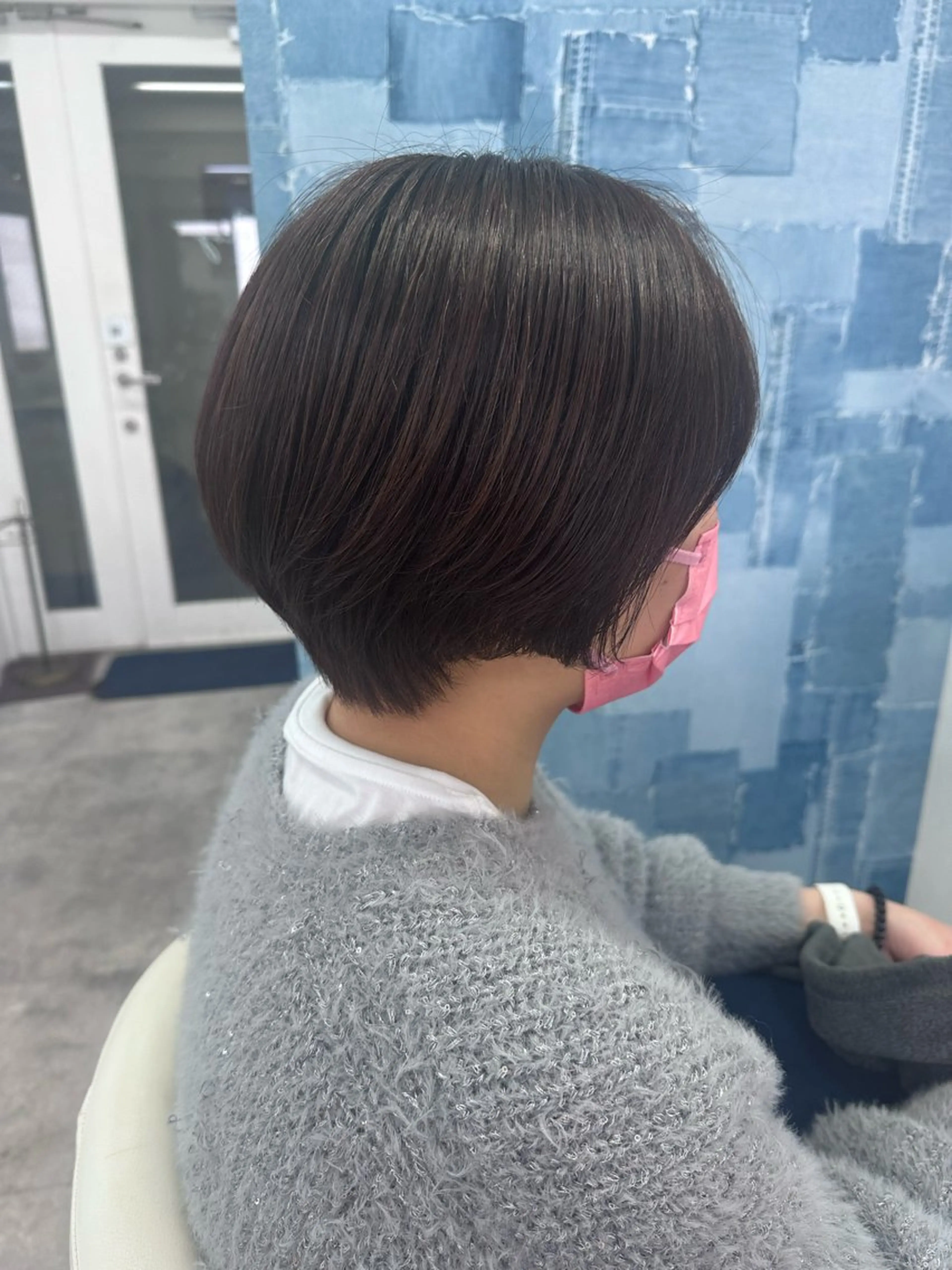 ショート ボブ レイヤーカット ショートヘア トリートメント Noy所属・Noyヨシモト ヒロトのヘアスタイル