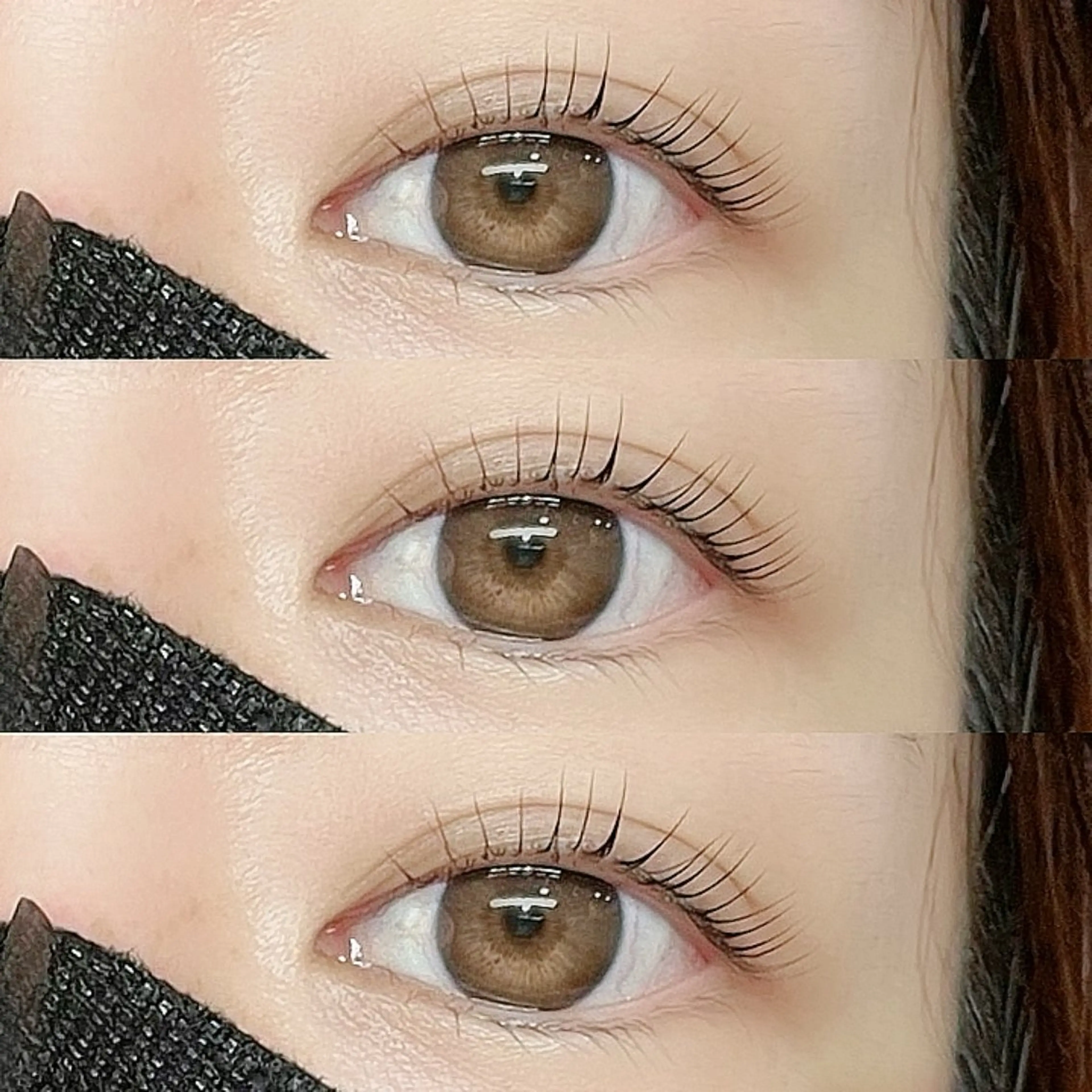 マツエク・マツパ 束感まつ毛 韓国風マツエク まつげパーマ 一重×まつ毛パーマ rei /meme まつパ アイブロウのマツエク・マツパデザイン