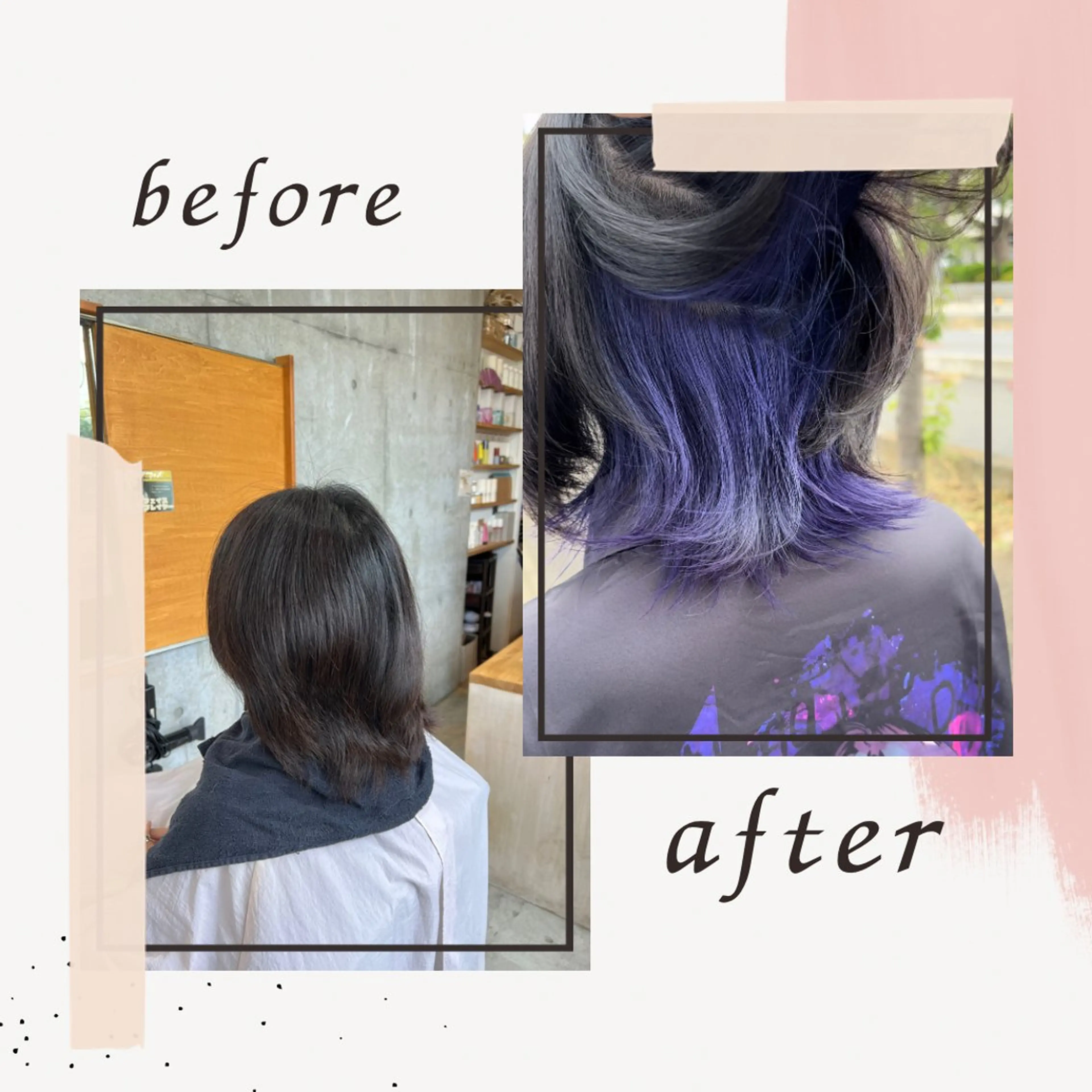 ミディアム ブリーチカラー/ 寺口佳希のヘアスタイル