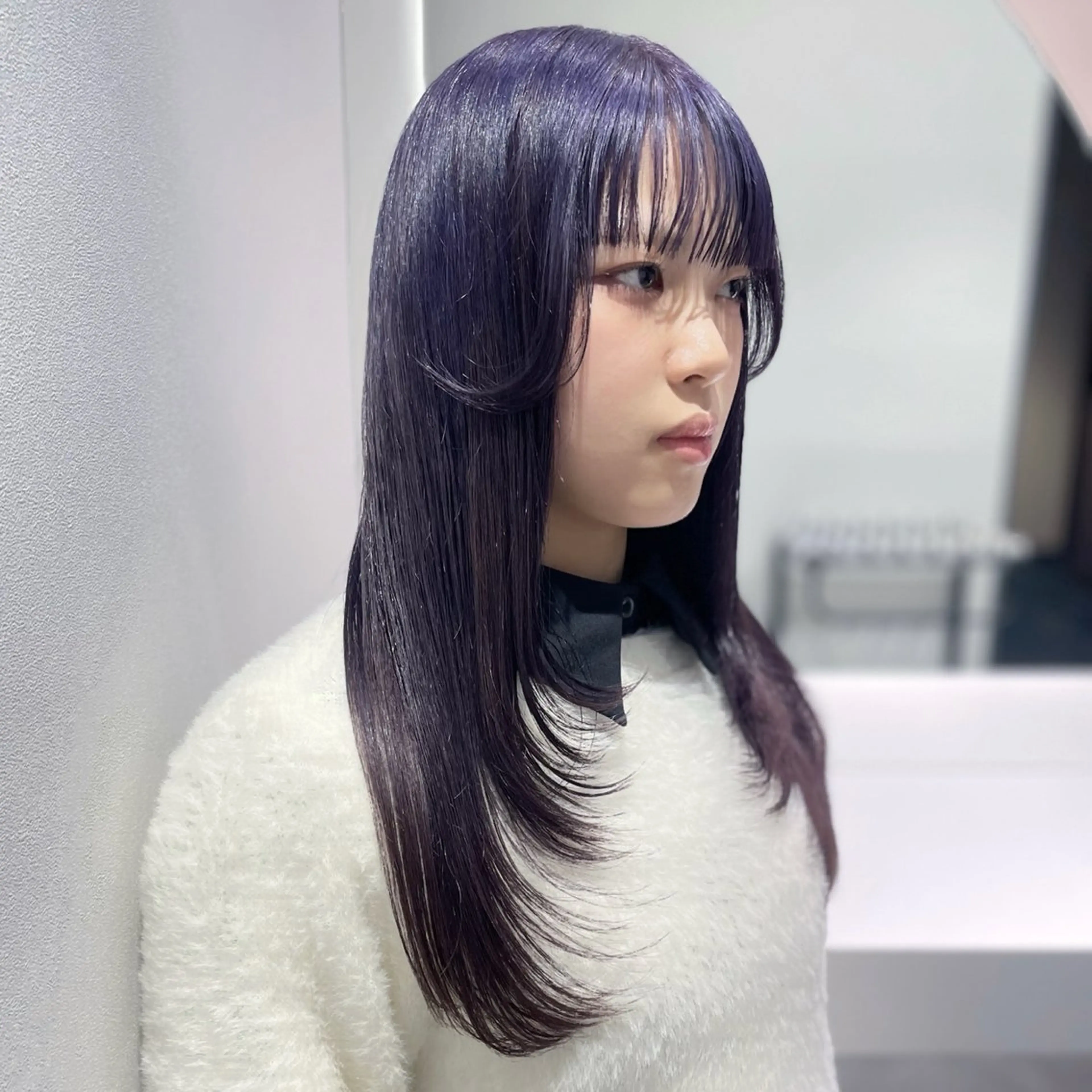 ロング カラー カット ヘアカラー トリートメント 佐野 えり奈のヘアスタイル