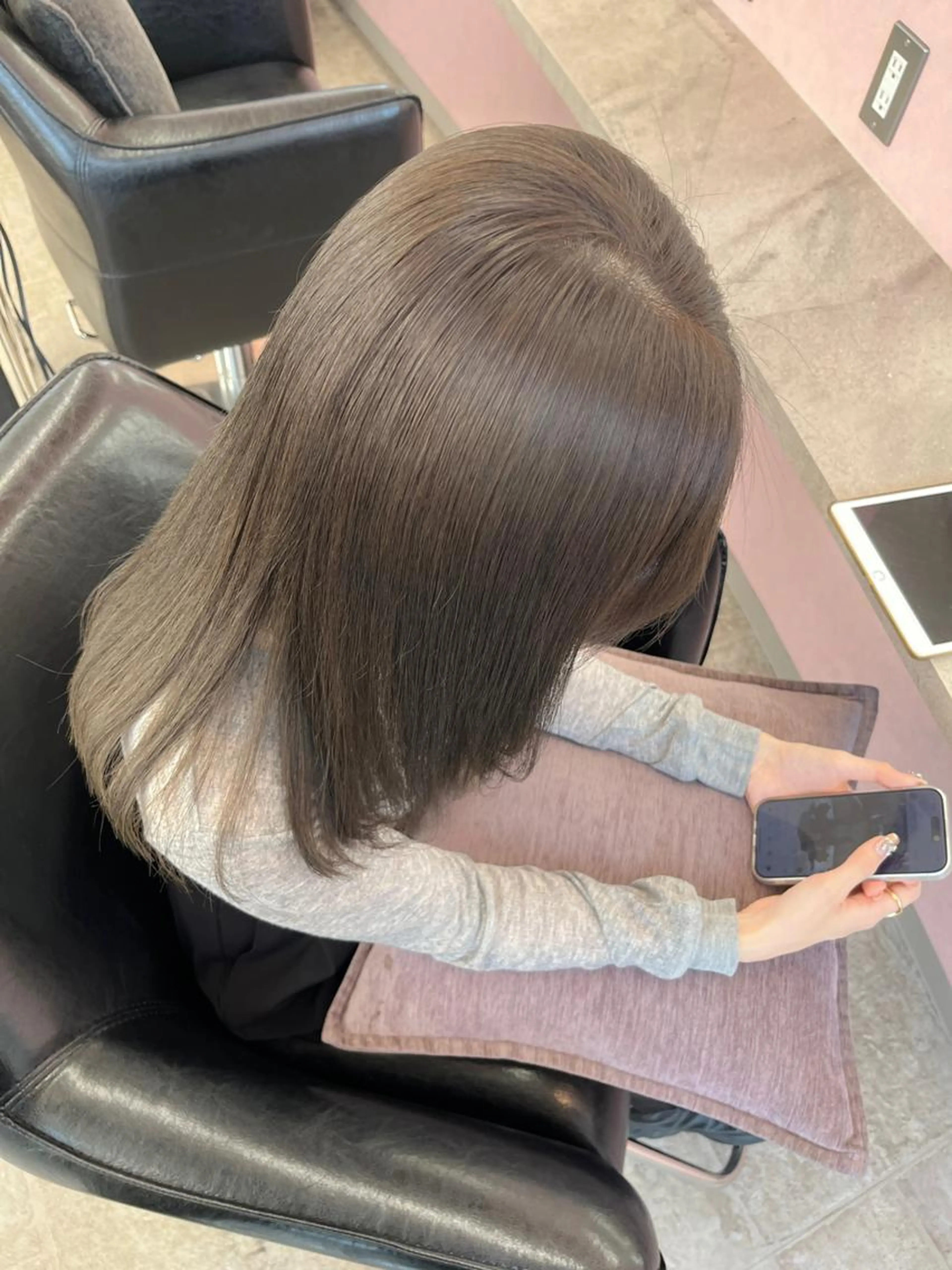 🎀ブリーチなしワンカラー ¥2000の写真