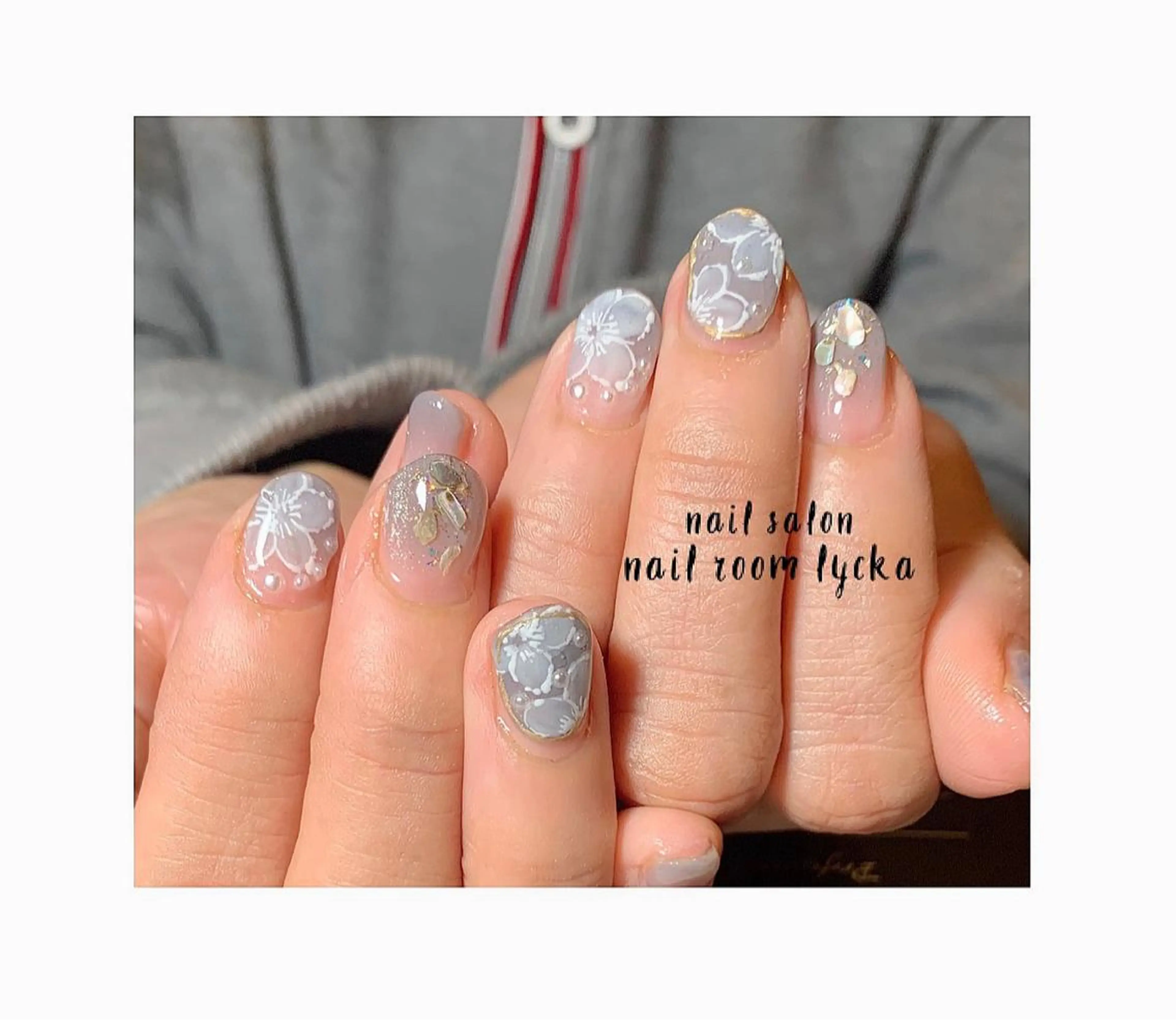 ネイル ジェルネイル パラジェル 春ネイル 夏ネイル 冬ネイル ﾈｲﾙﾙｰﾑﾘｯｶ 𝐦𝐚𝐲𝐮のネイルデザイン