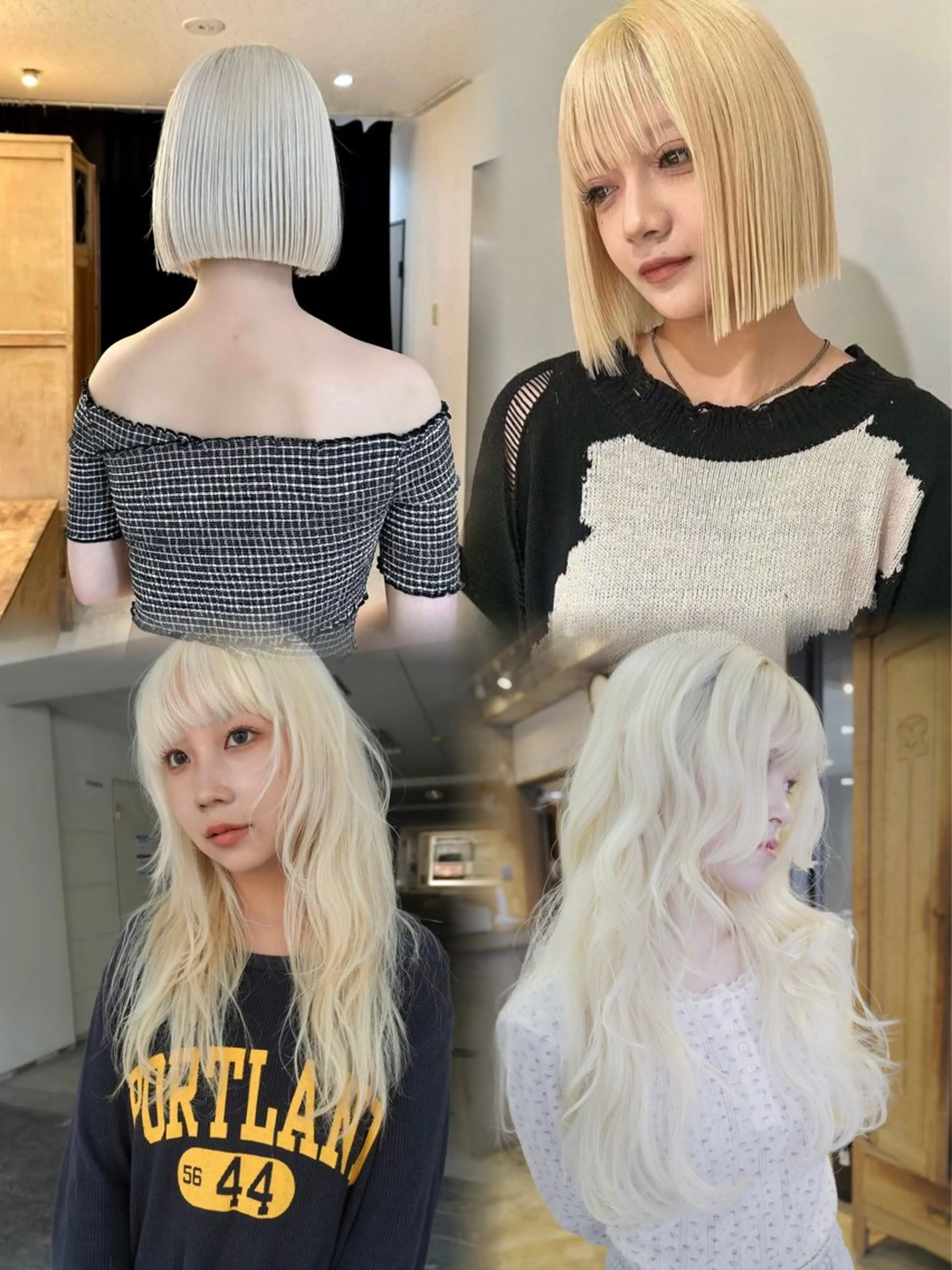 【U25ハイトーン】ダブルカラー（ケアブリーチ込み）＋ミルボントリートメント✨の写真