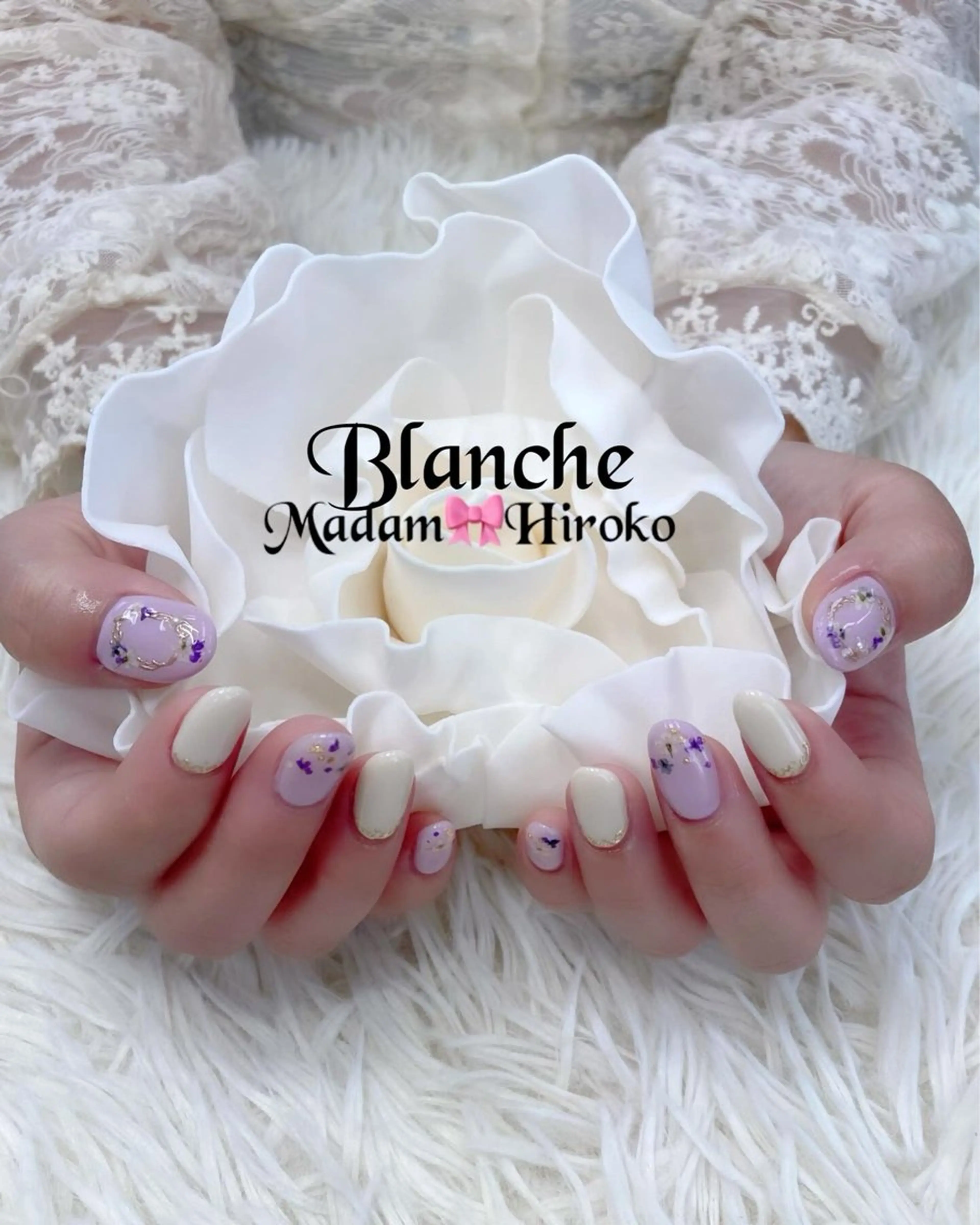 ネイル フラワーネイル 春ネイル Lianネイル 寛子Lianのネイルデザイン