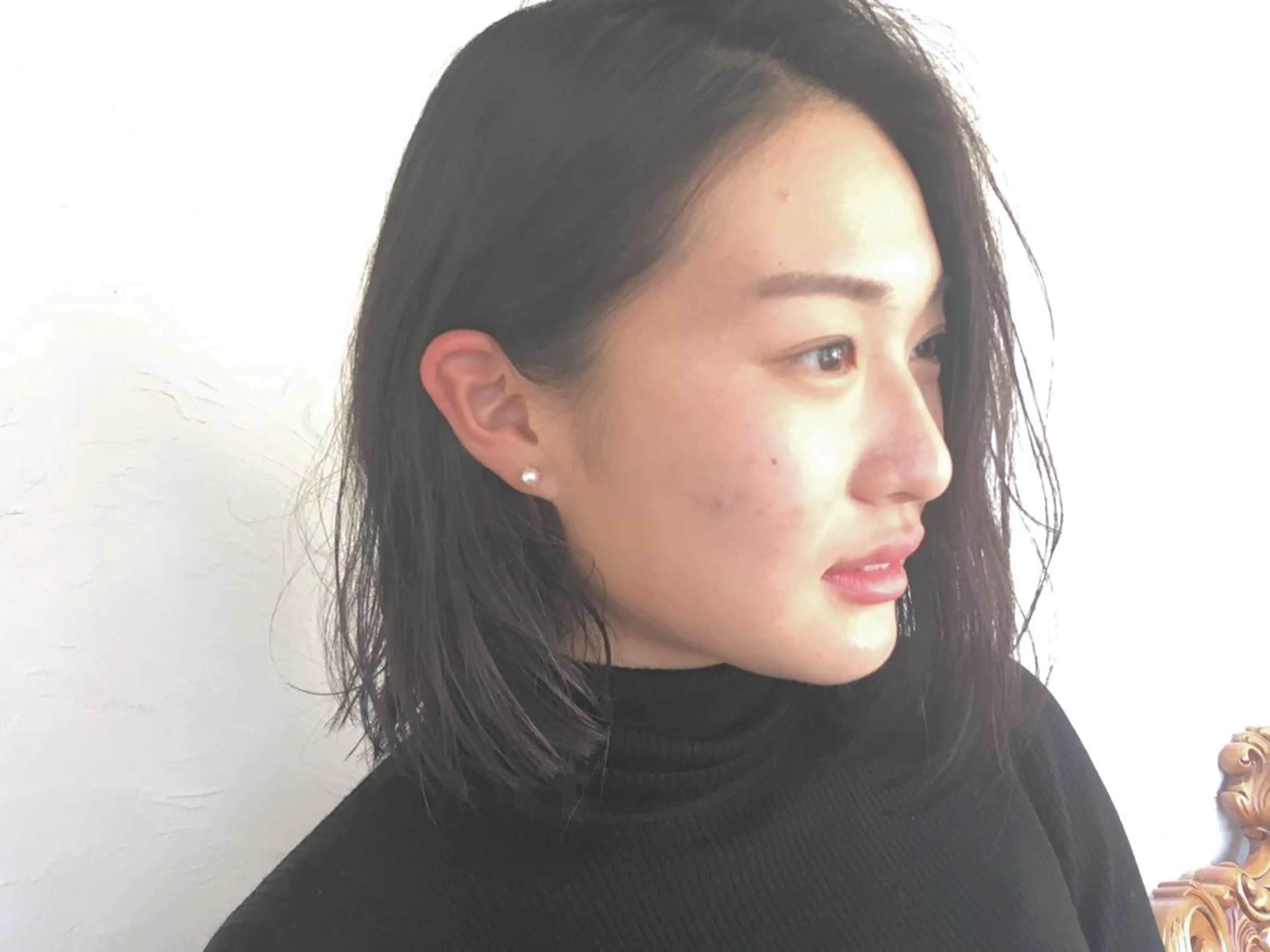 セミロング カラー パーマ ヘアアレンジ アッシュ エグチ アキラのヘアスタイル