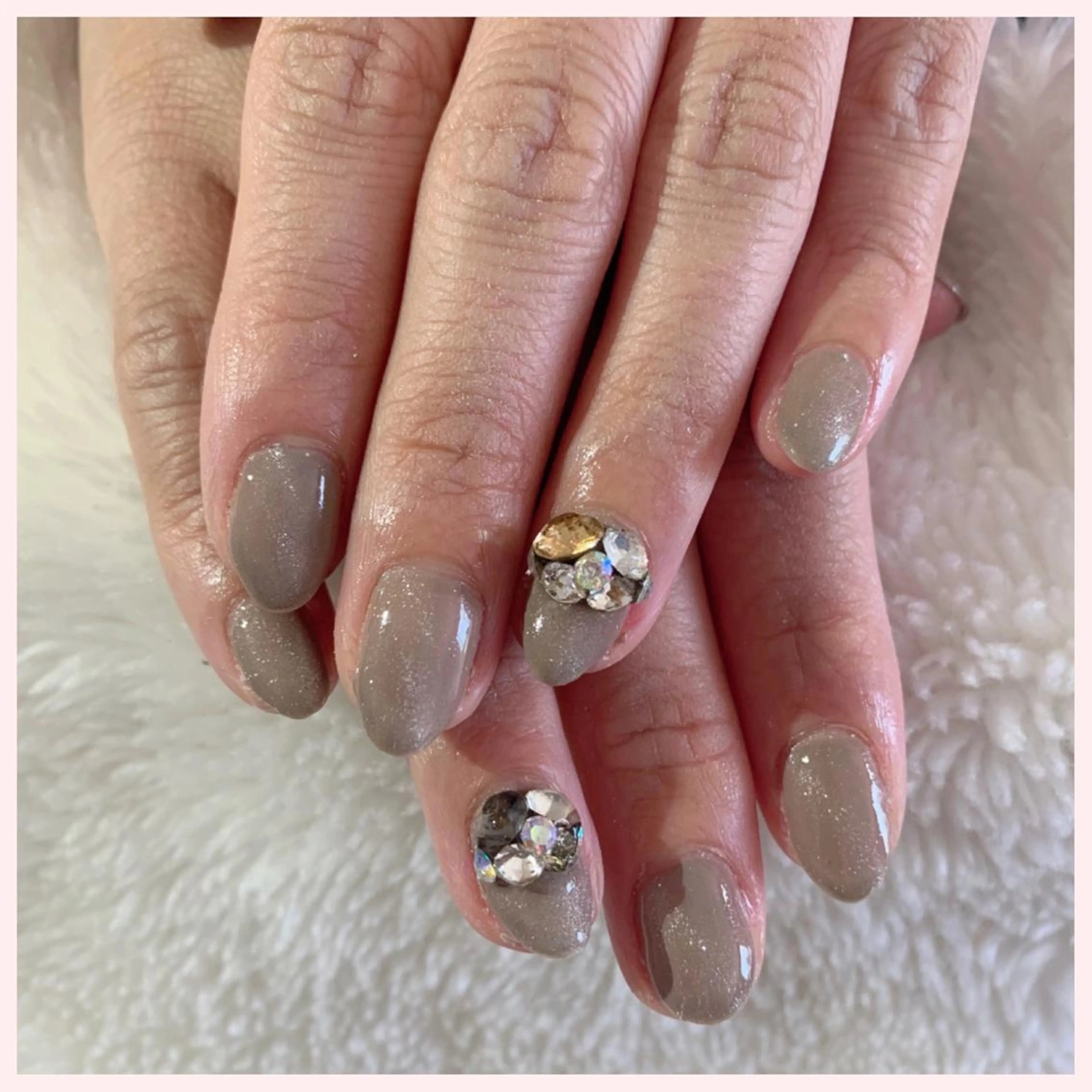 ネイル マグネットネイル ストーンネイル ハンドネイル Ogasawara Tokikaのネイルデザイン